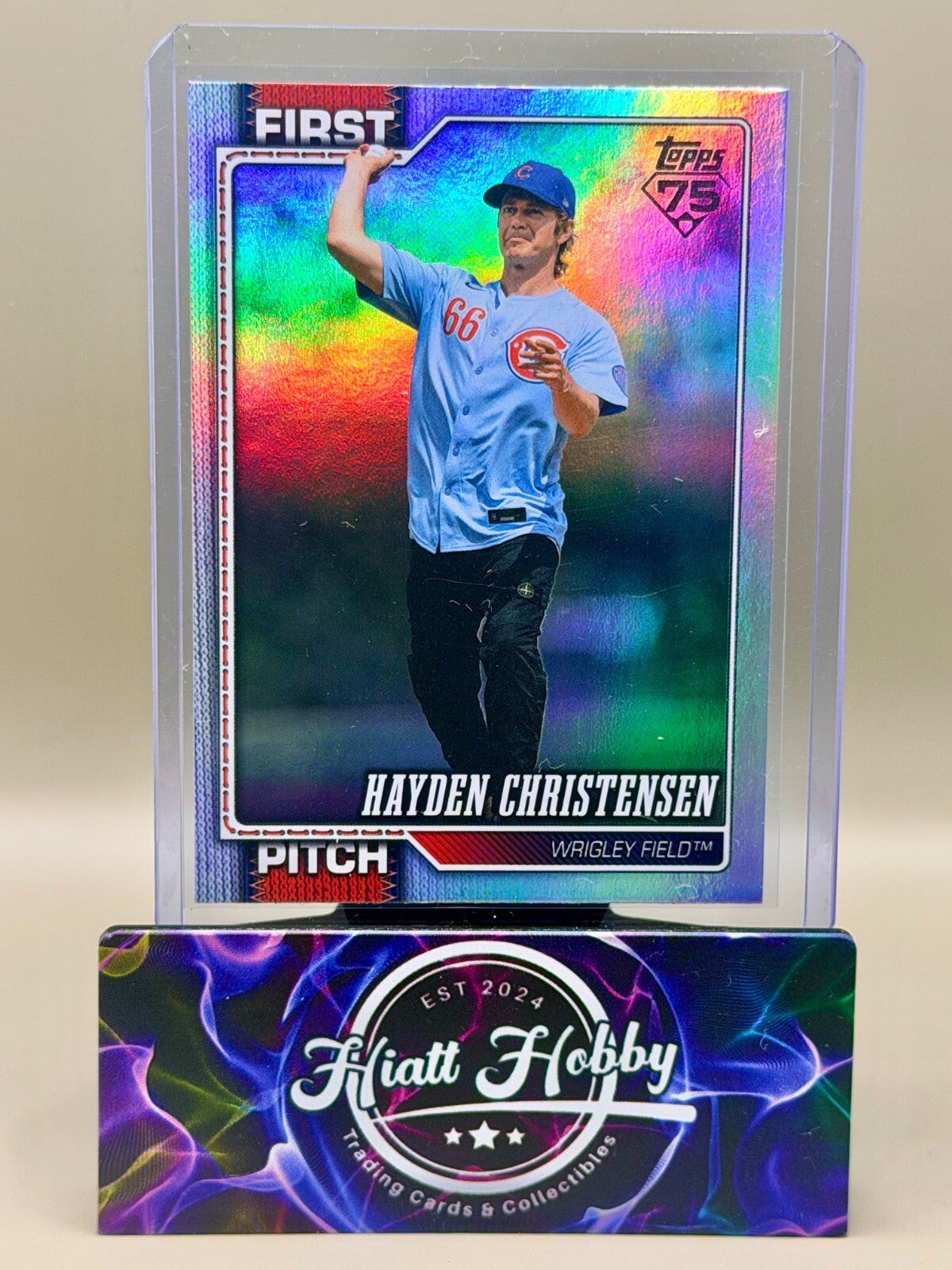 2026 Topps Series 2 - #FP-15 Hayden Christensen - First Pitch - Rainbow Foil