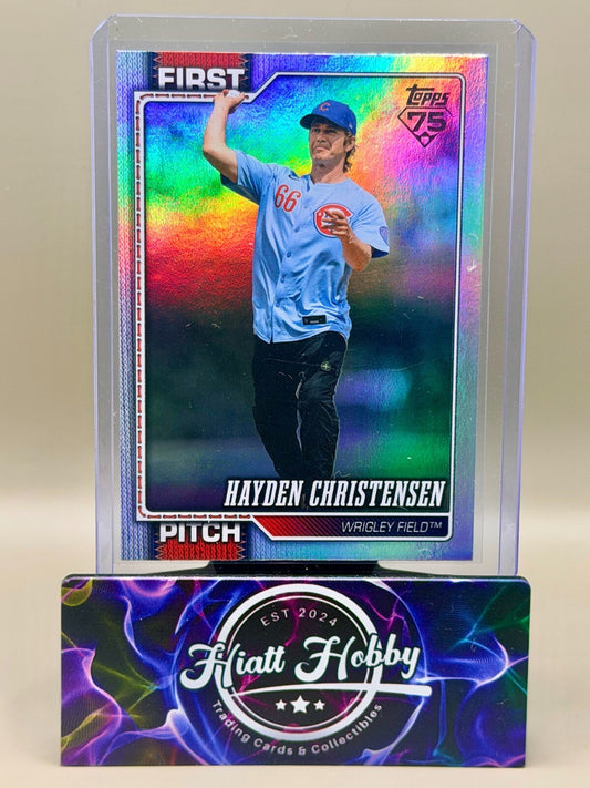 2026 Topps Series 2 - #FP-15 Hayden Christensen - First Pitch - Rainbow Foil