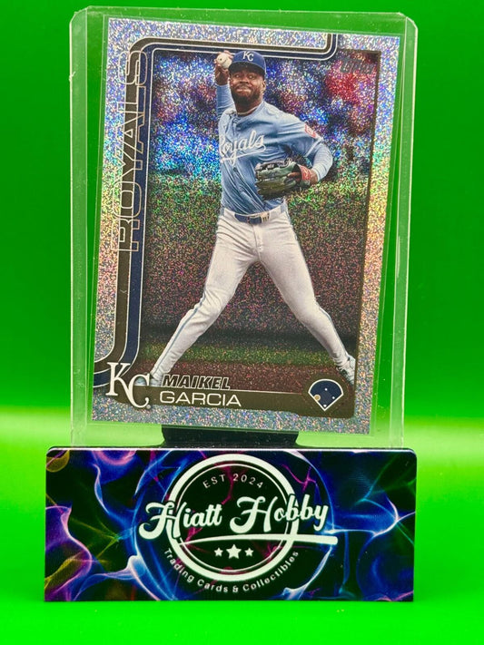 2025 Topps Baseball Series 1 - Maikel Garcia #135 - Sandglitter Parallel