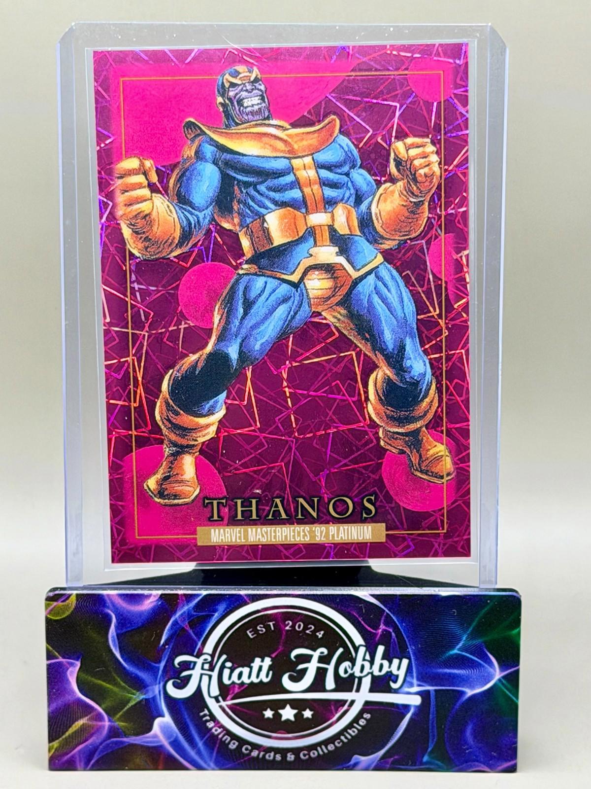 2024 Skybox Marvel Masterpieces '92 Platinum - Thanos #83 - Pink Lasers /992