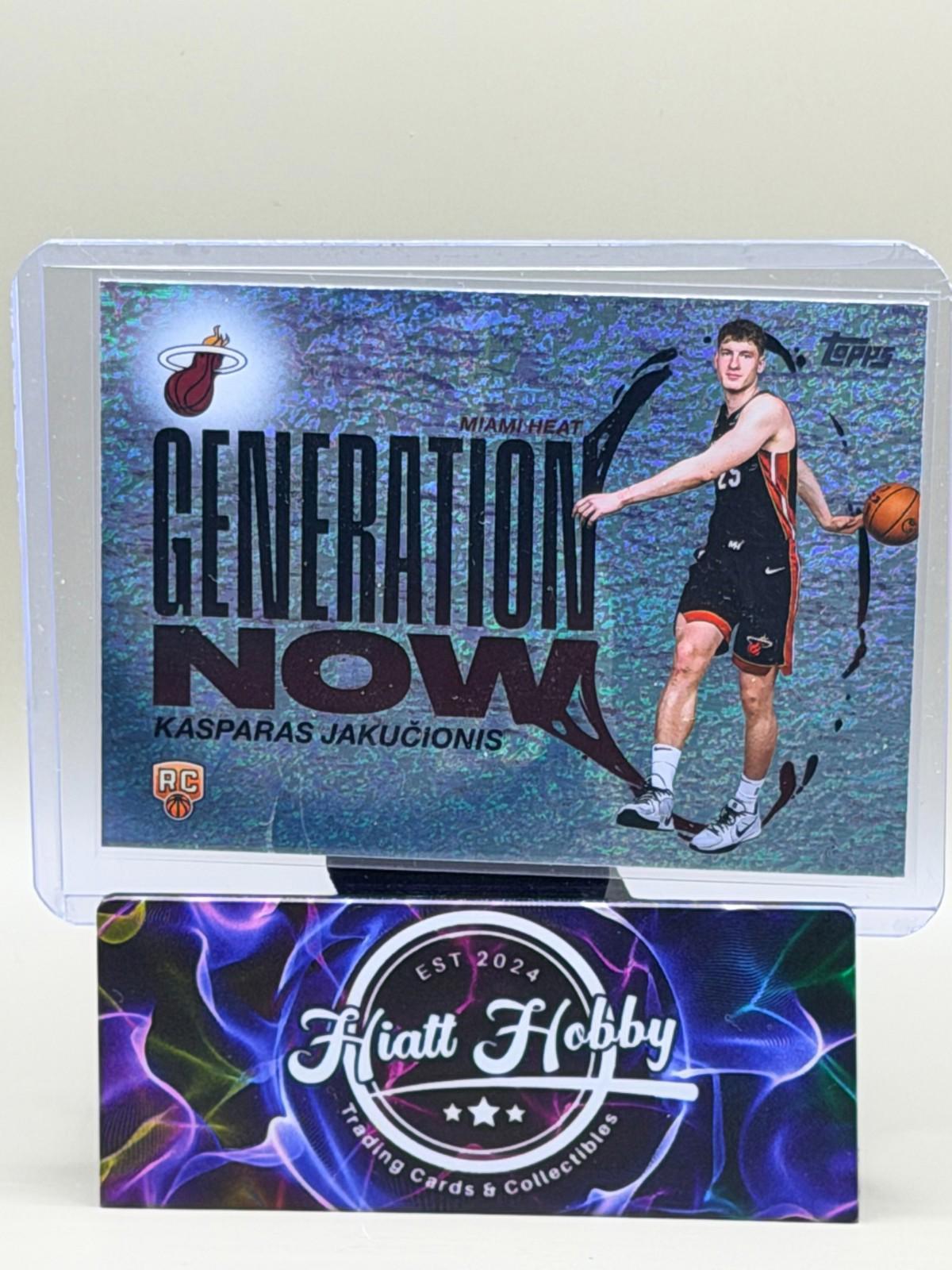 2025-26 Topps Basketball - Kasparas Jakucionis #GN-20 - Generation Now  Holofoil