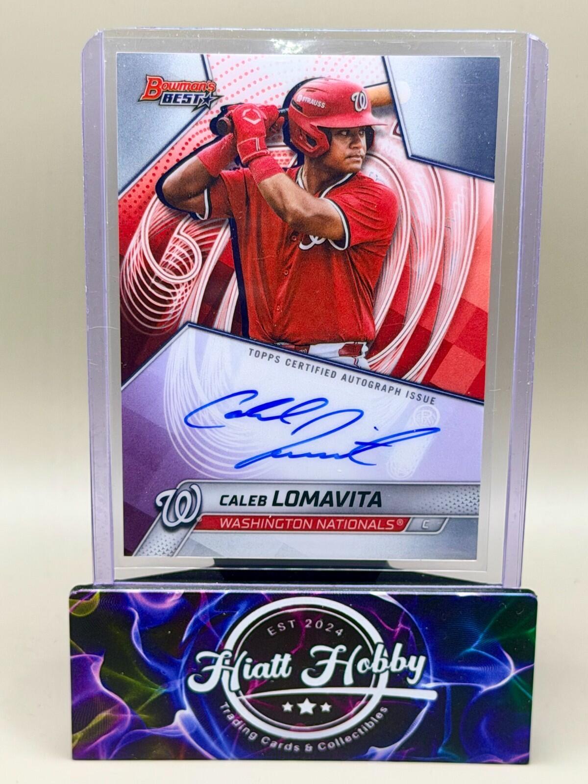 2025 Bowman's Best - #B25-CL Caleb Lomavita - Auto (RC)