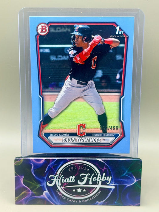 2026 Bowman Baseball - #BP-116 Dauri Fernandez - Sky Blue /499 (1st)