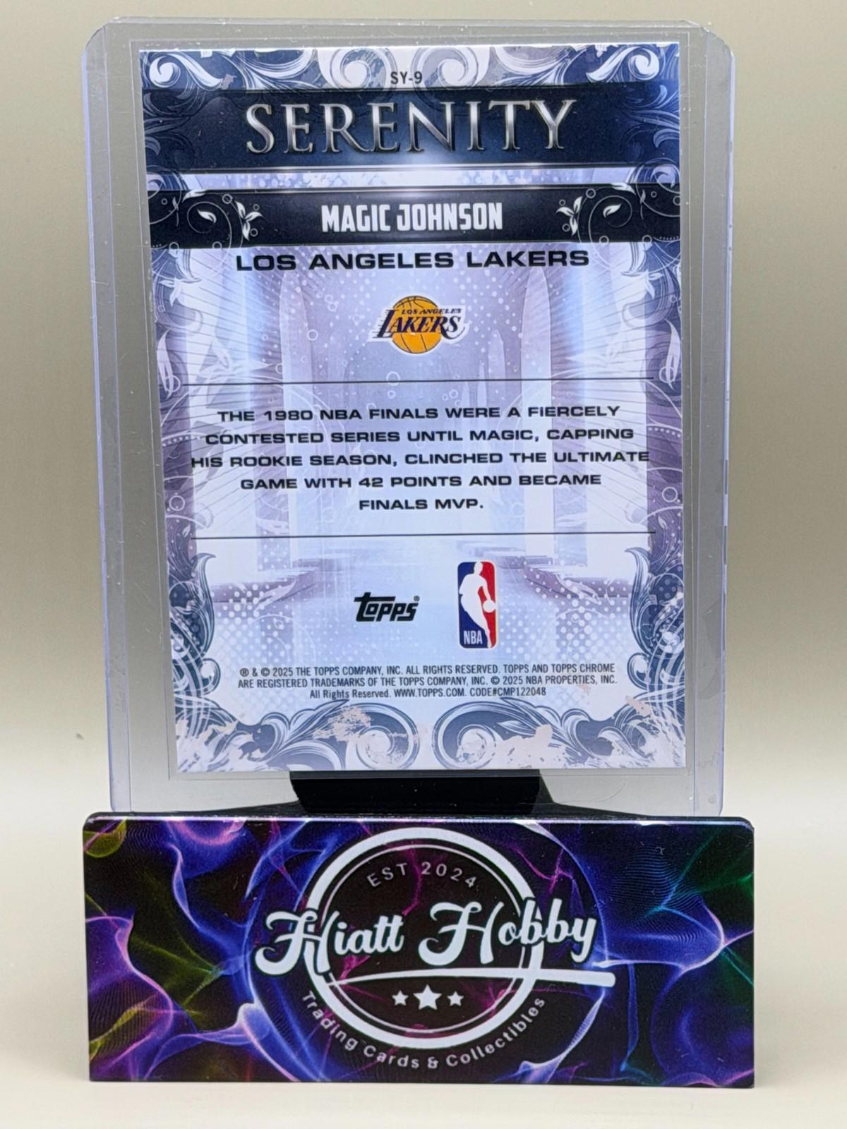 2025-26 Topps Chrome - Serenity Magic Johnson #SY-9