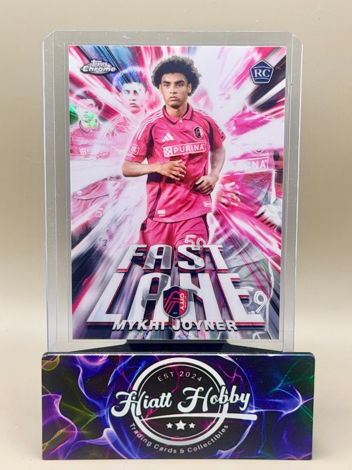 2025 Topps Chrome MLS Soccer - #FL-19 Mykhi Joyner - Fast Lane (RC)