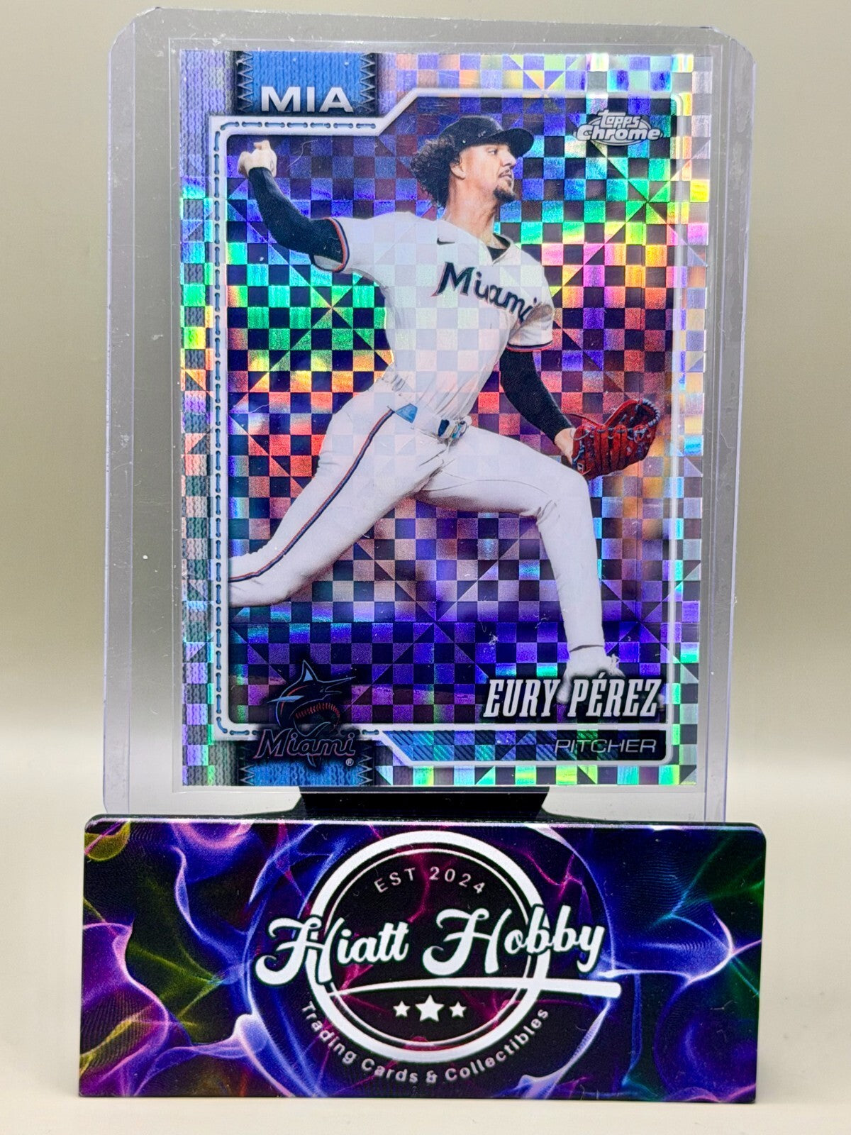 2026 Topps Chrome - #38 Eury Perez - X-Fractor