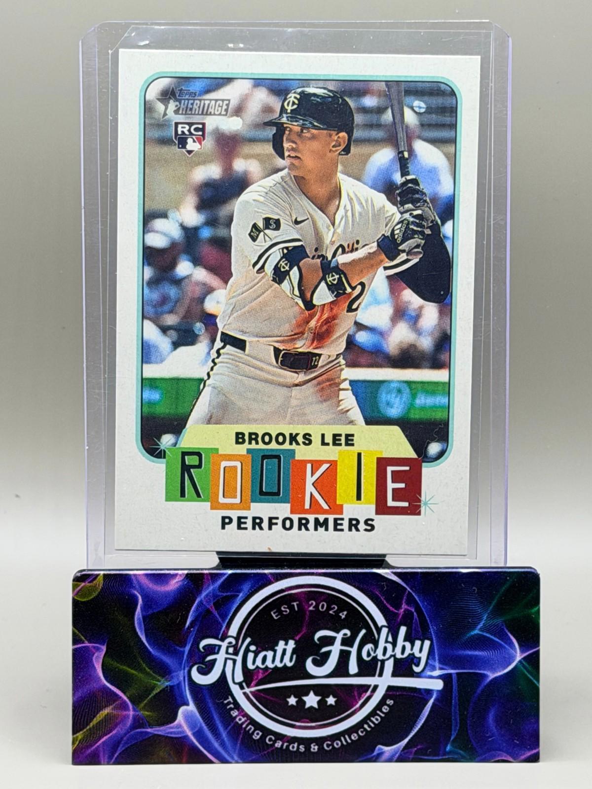 2025 Topps Heritage High Number - Brooks Lee #RP-4 - Rookie Performers