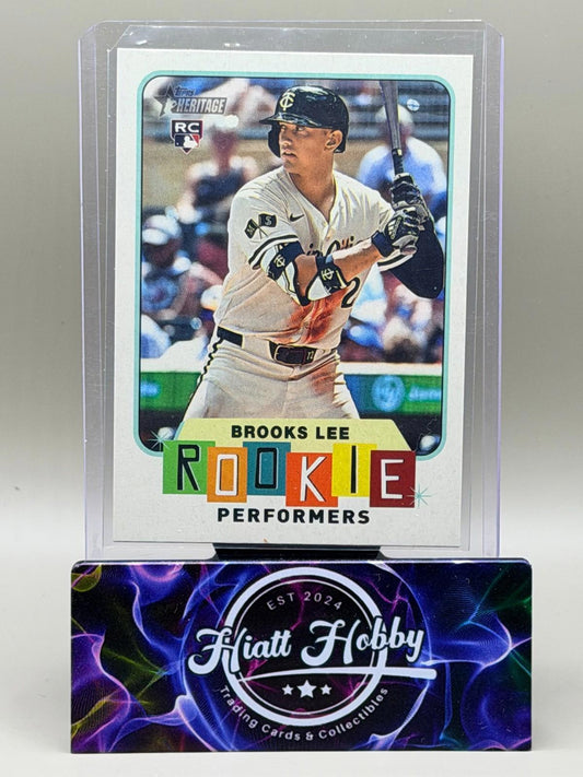 2025 Topps Heritage High Number - Brooks Lee #RP-4 - Rookie Performers