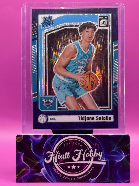 2024-25 Panini Donruss Optic - Tidjane Salaun #286 - Purple Shock Prizm (RC)