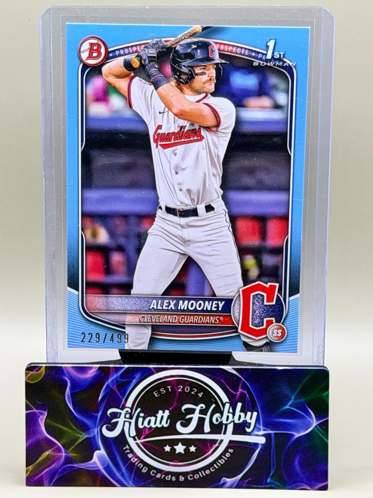 2025 Bowman - Alex Mooney #BP-149 - Sky Blue Paper Prospect /499