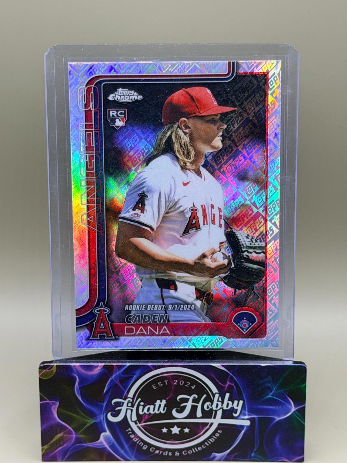 2025 Topps Chrome Update - Caden Dana #USC34 - Fanatics Logo Refractor (RC)