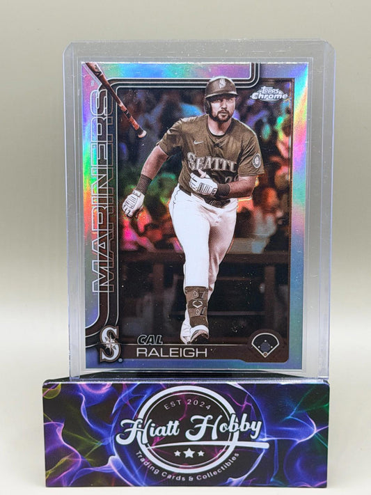2025 Topps Chrome Update - Cal Raleigh #USC45 - Sepia Refractor