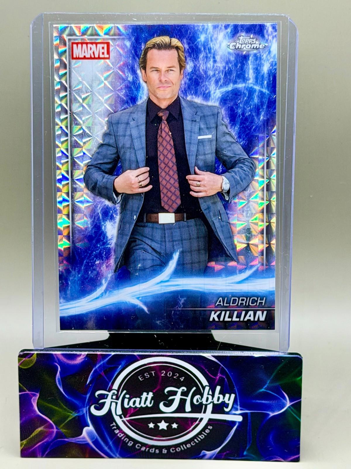 2025 Topps Chrome Marvel Studios - Aldrich Killian #33 - Geometric Refractor