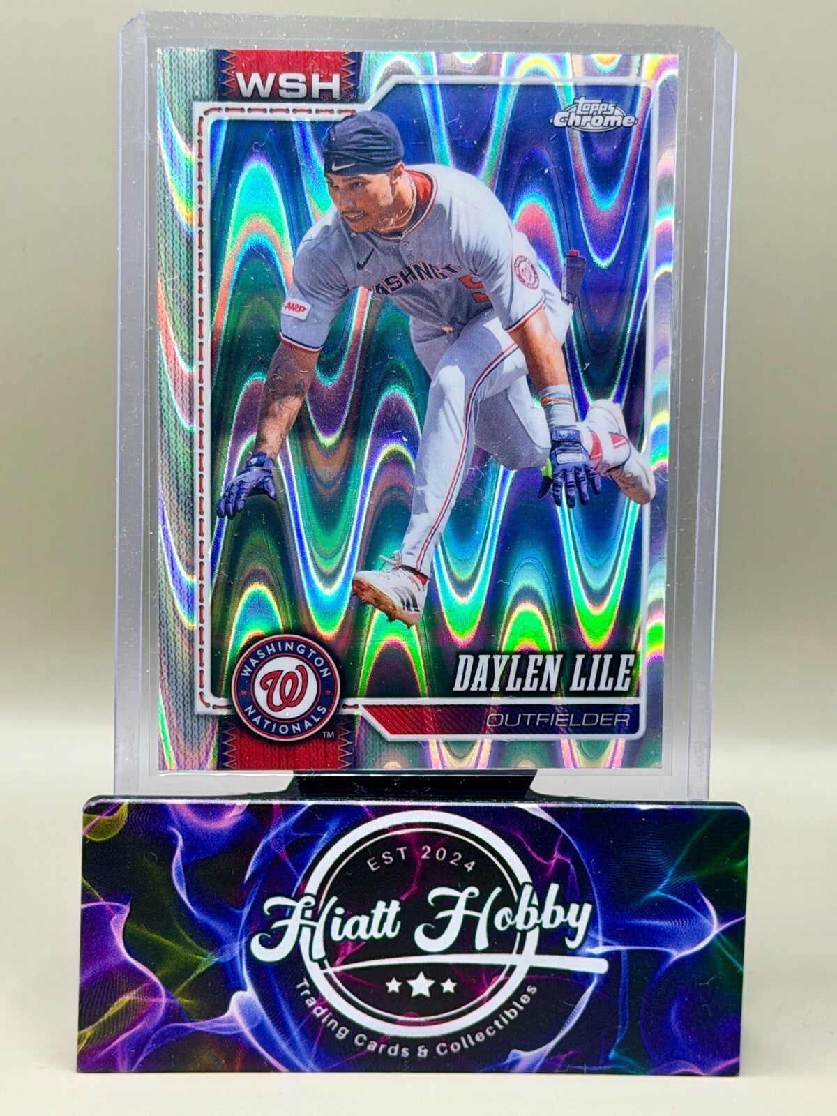 2026 Topps Chrome - #132 Daylen Lile - Raywave Refractor
