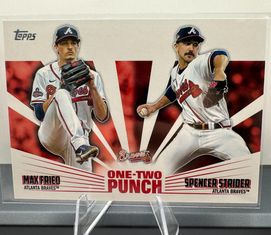 2023 Topps One-Two Punch Max Fried and Spencer Strider #12P-25