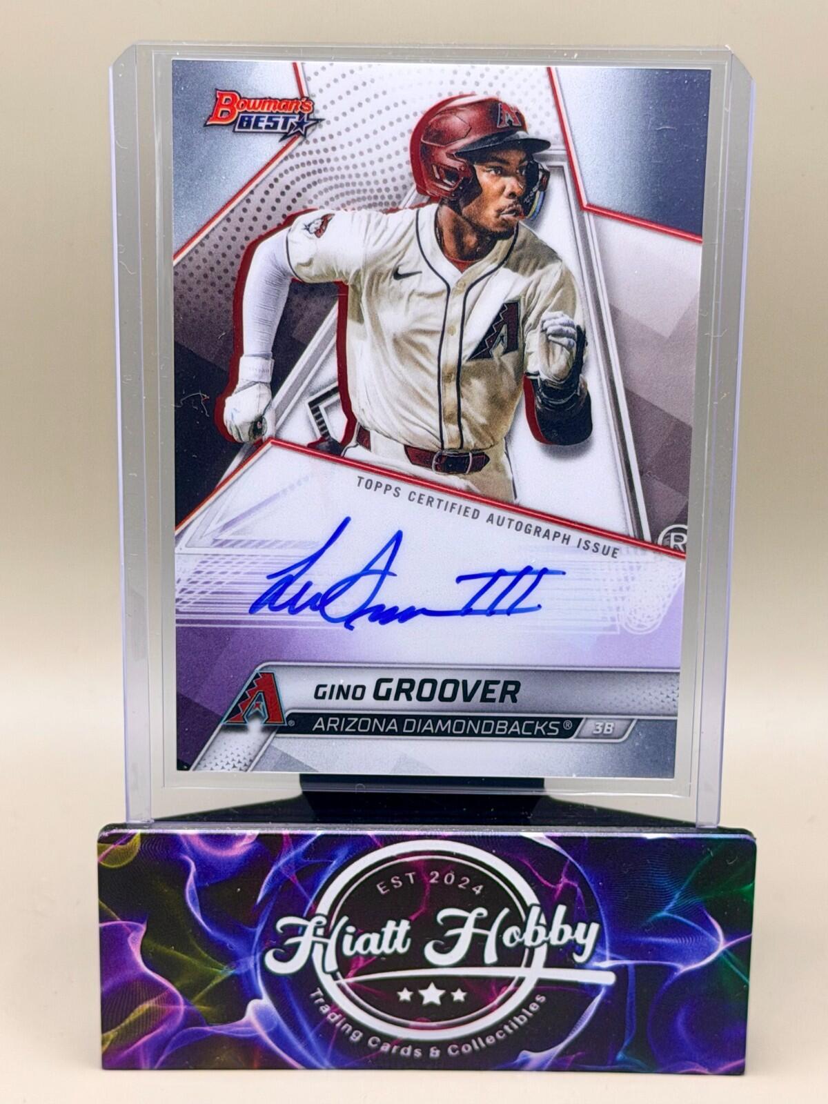2025 Bowman's Best - #B25-GG Gino Grover - Auto (RC)