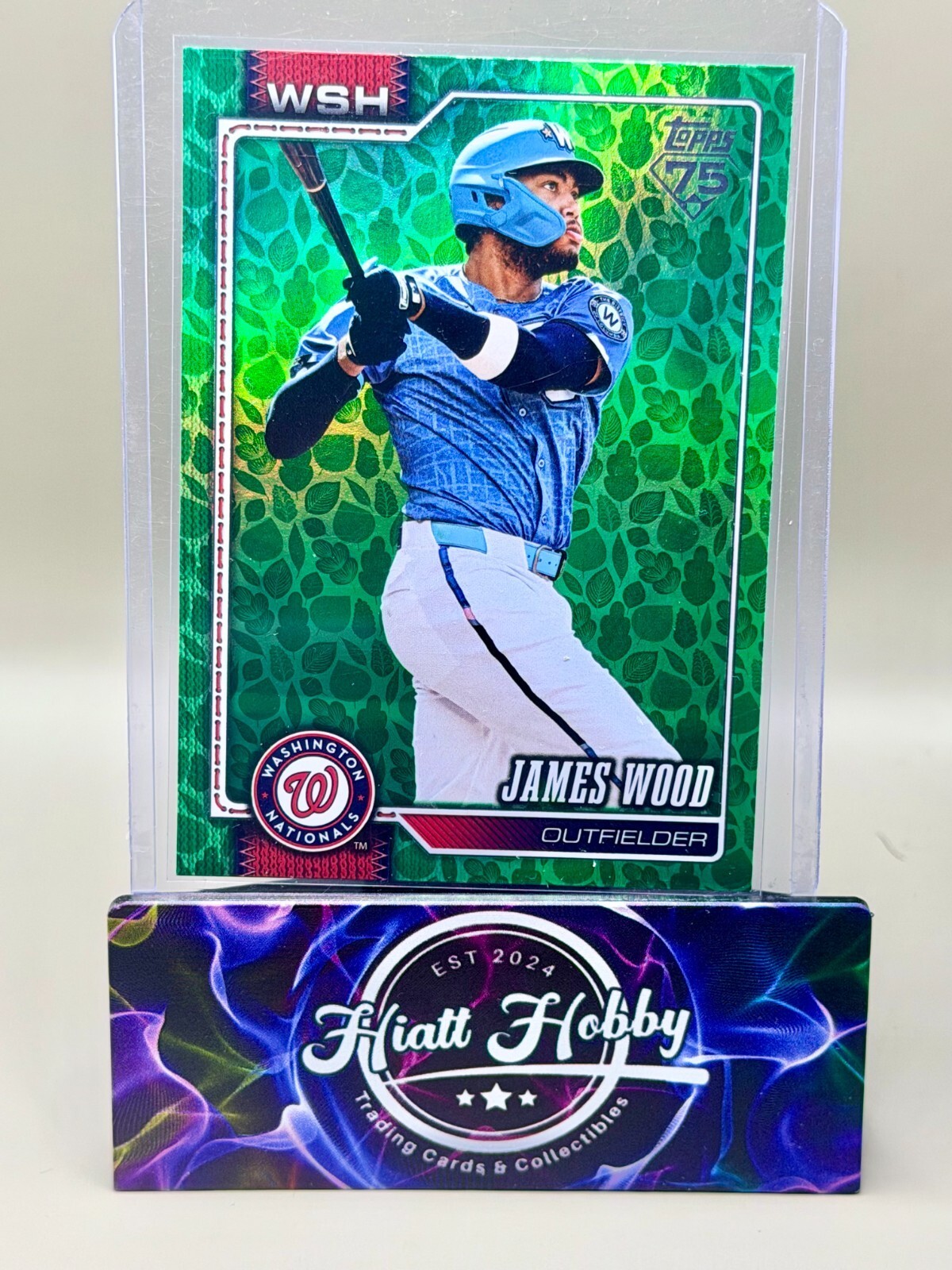 2026 Topps Series 1 - #349 James Wood - Holiday Green Egg