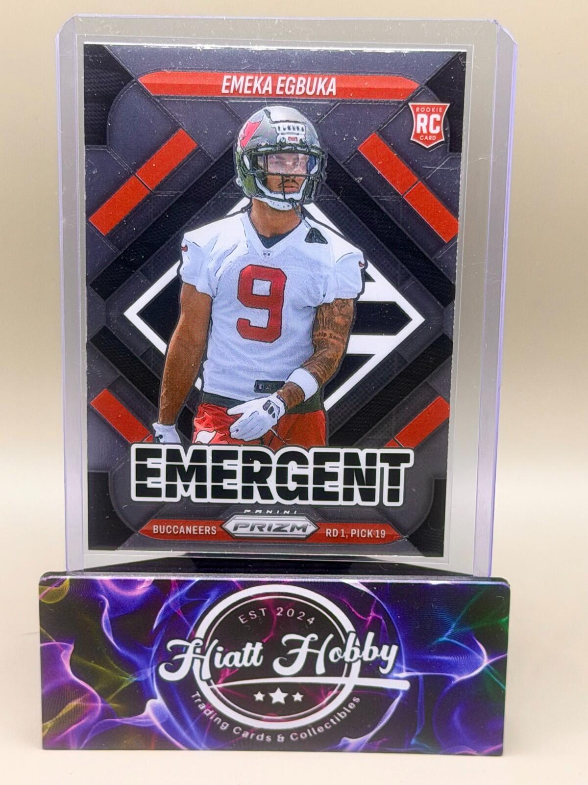 2025 Panini Prizm Football - #3 Emeka Egbuka - Emergent (RC)