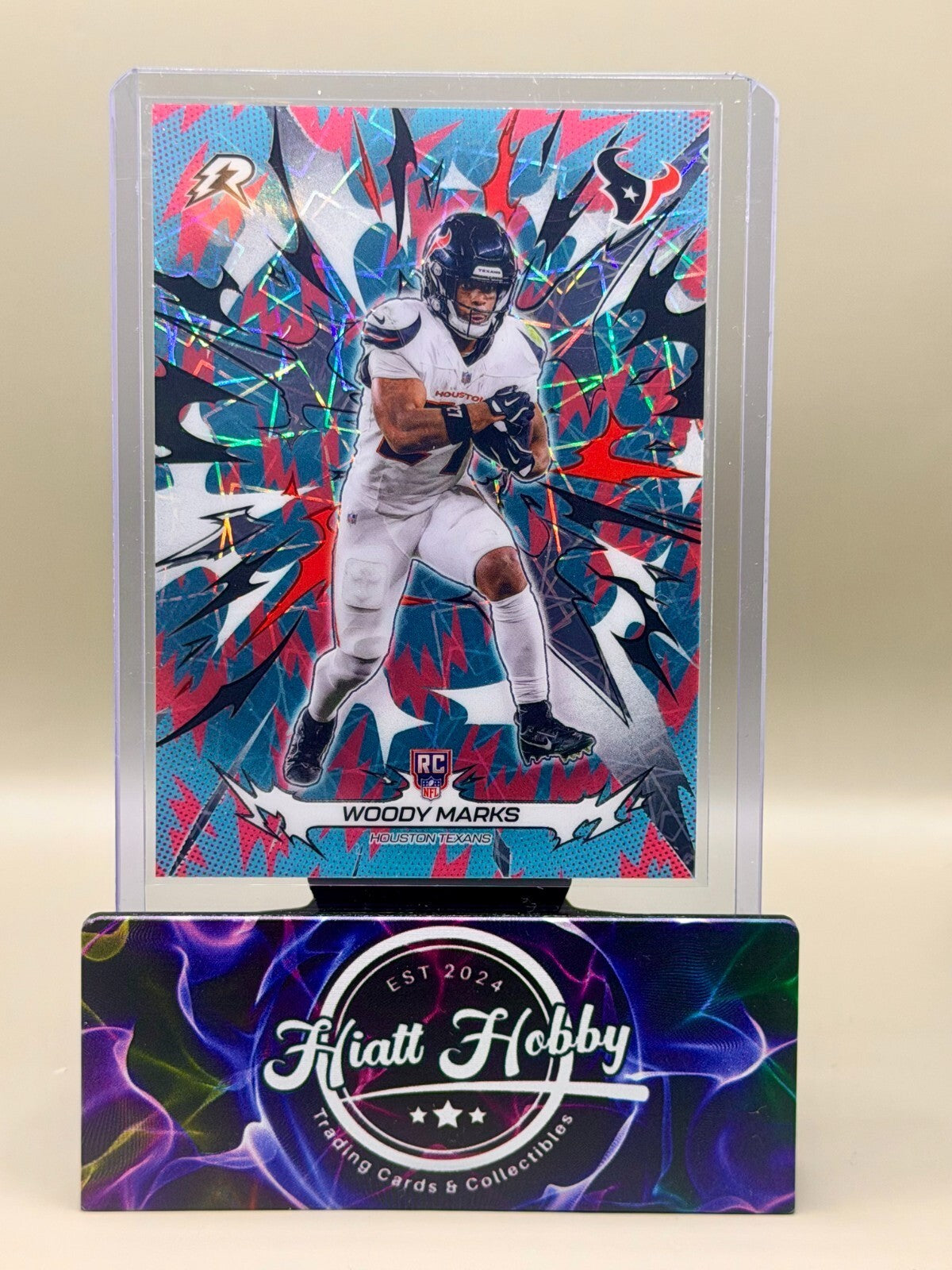 2025 Topps Resurgence - #139 Woody Marks - Blue Pink Shock (RC)