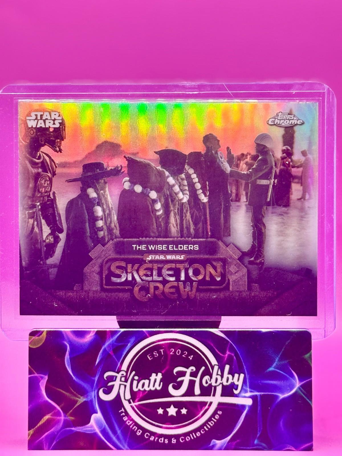 2025 Topps Chrome Star Wars - The Wise Elders #SC-14 - Skeleton Crew - Refractor