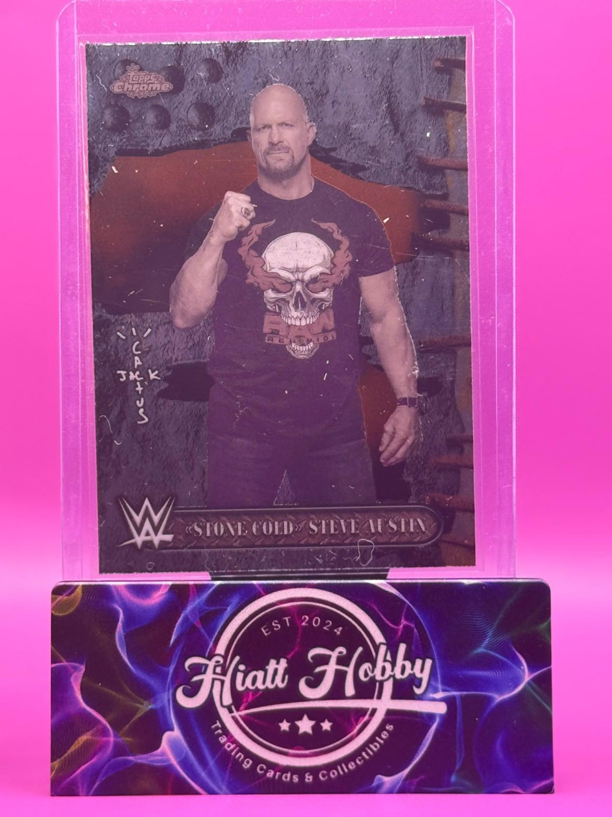 2025 Topps Chrome Cactus Jack WWE - "Stone Cold" Steve Austin #70