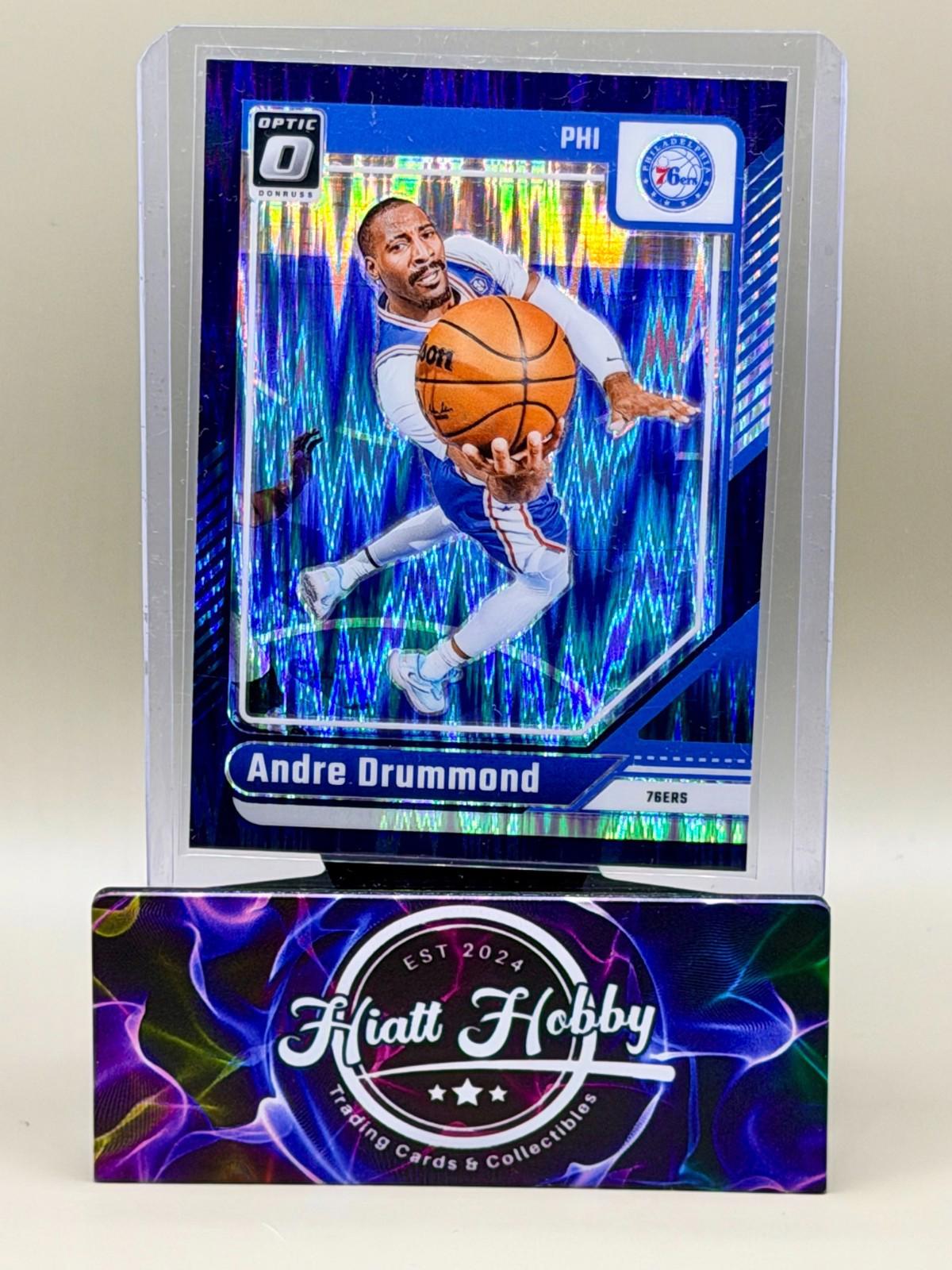 2024-25 Panini Donruss Optic - Andre Drummond #221 - Purple Shock Prizm