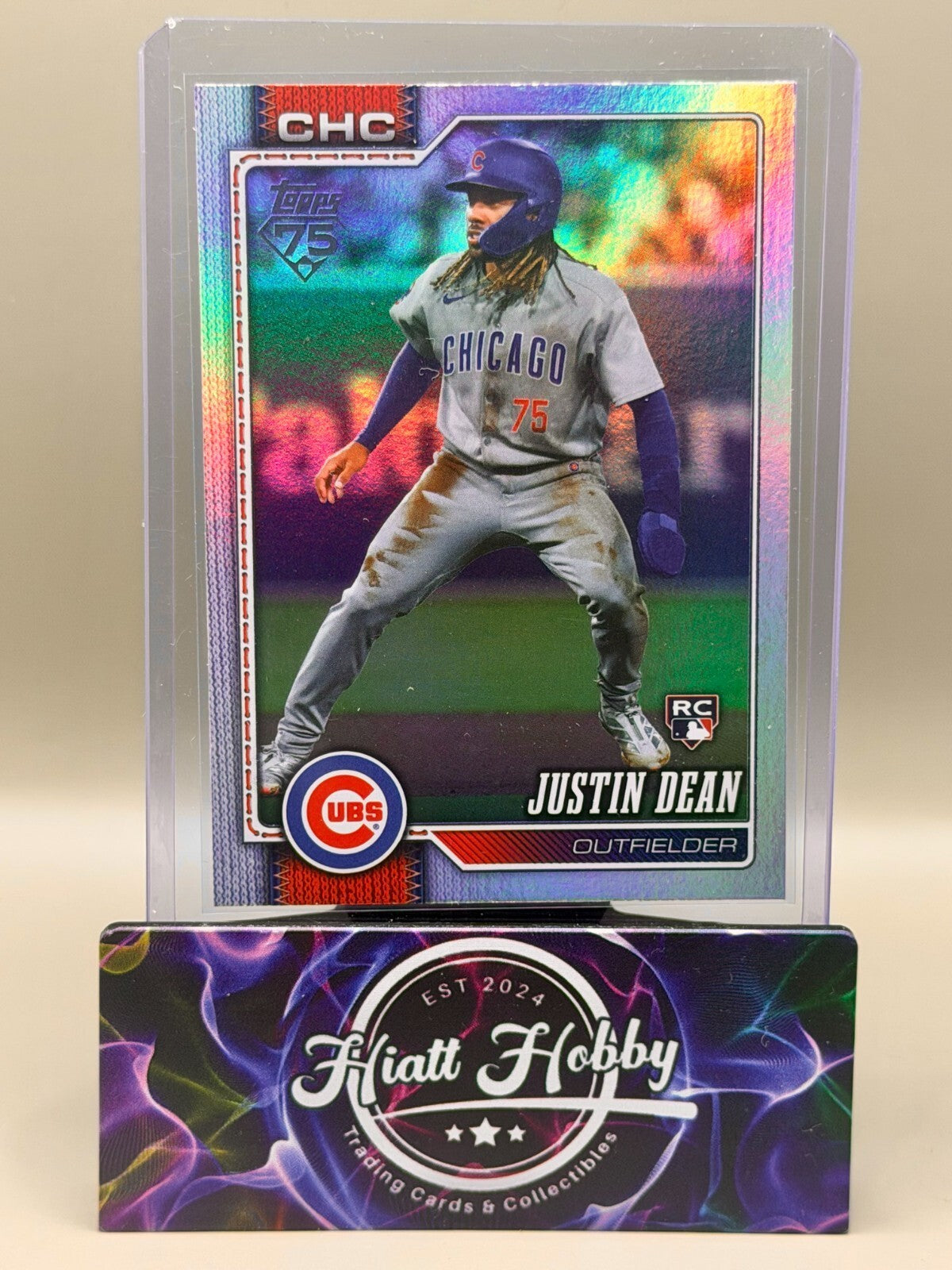 2026 Topps Series 2 - #456 Justin Dean - Rainbow Foil (RC)