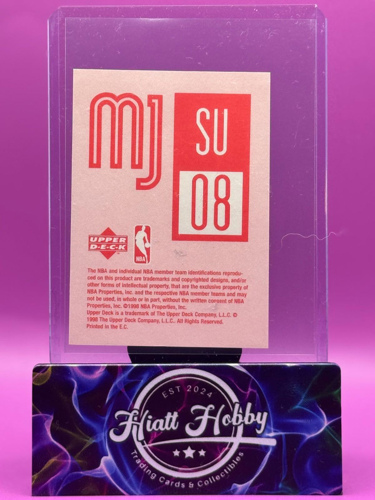 1998 Upper Deck MJ Shoes Sticker