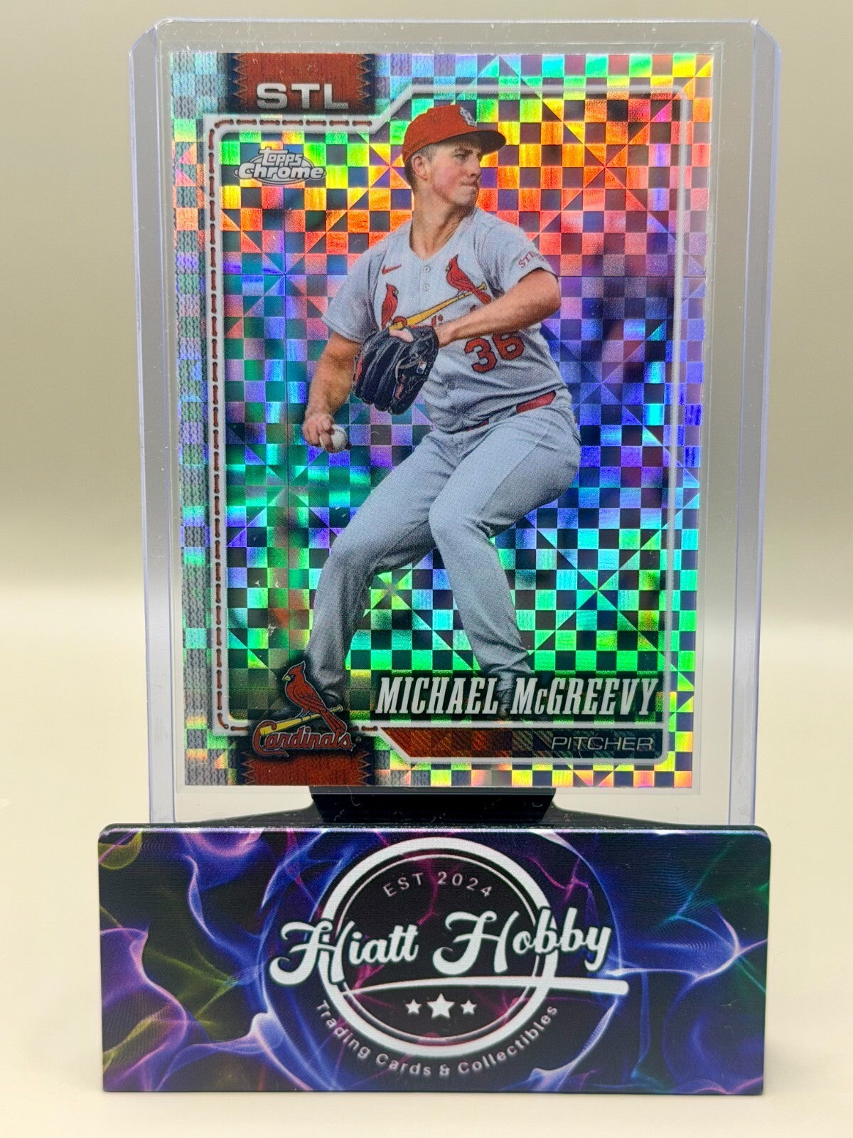 2026 Topps Chrome - #90 Michael McGreevy - X-Fractor