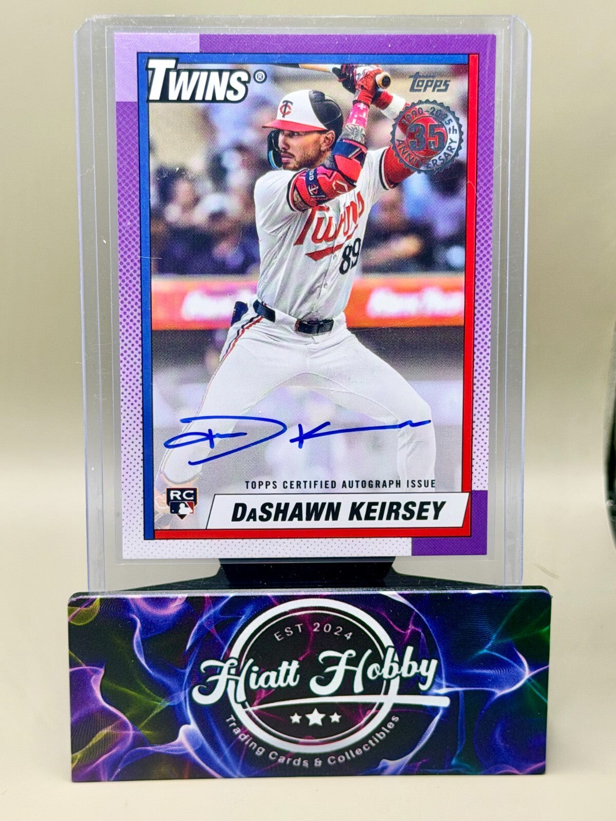 2025 Topps Update - #90B2-DKE DaShawn Keirsey - 35th Anniversary Auto (RC)