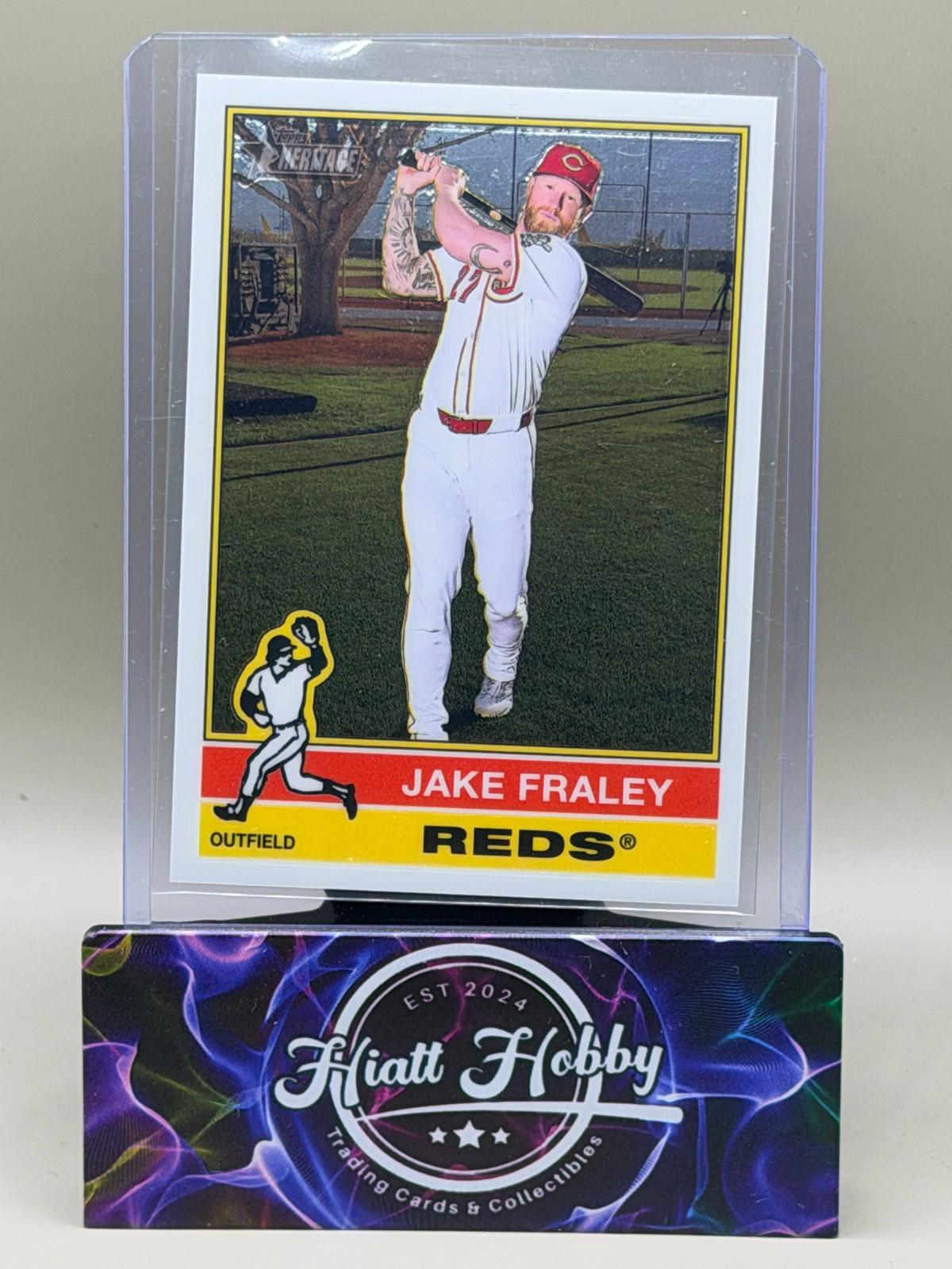 2025 Topps Heritage High Number - Jake Fraley #686 - Chrome