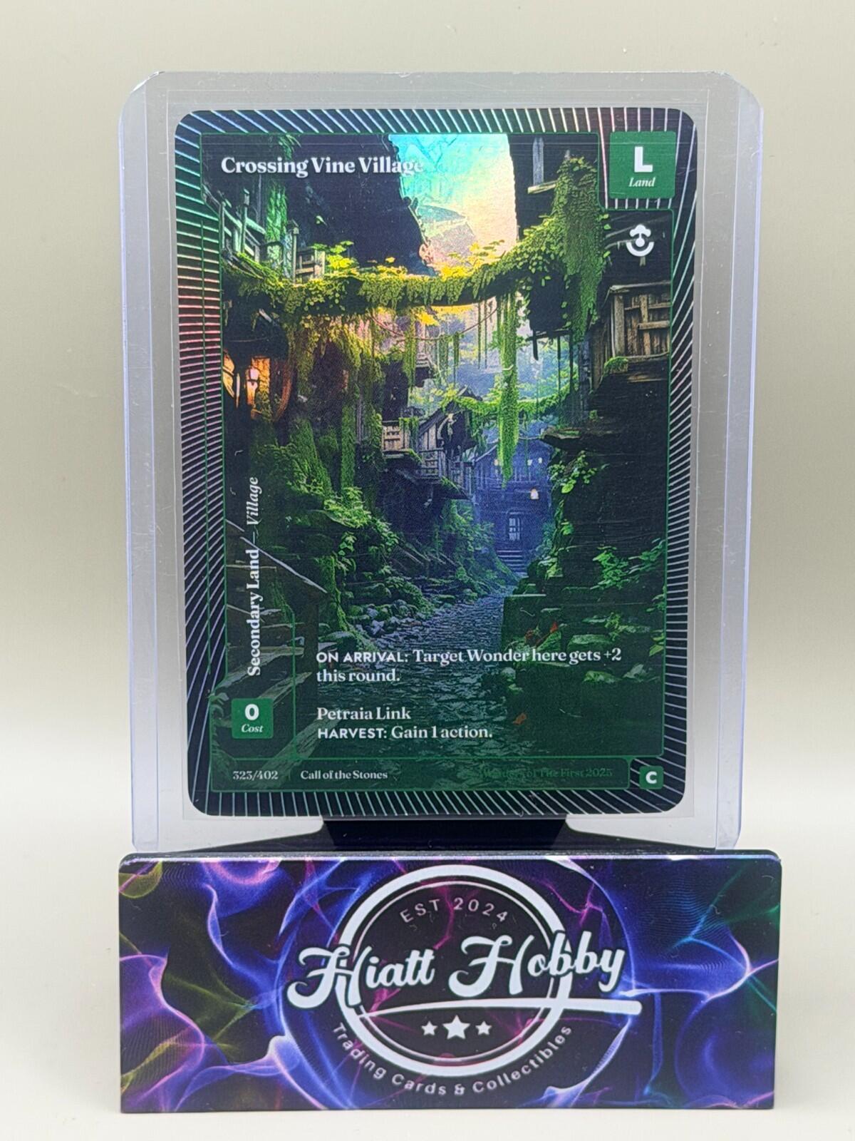 2025 Wonders of the First - #323/402 Crossing Vine Village (C) - Classic Foil