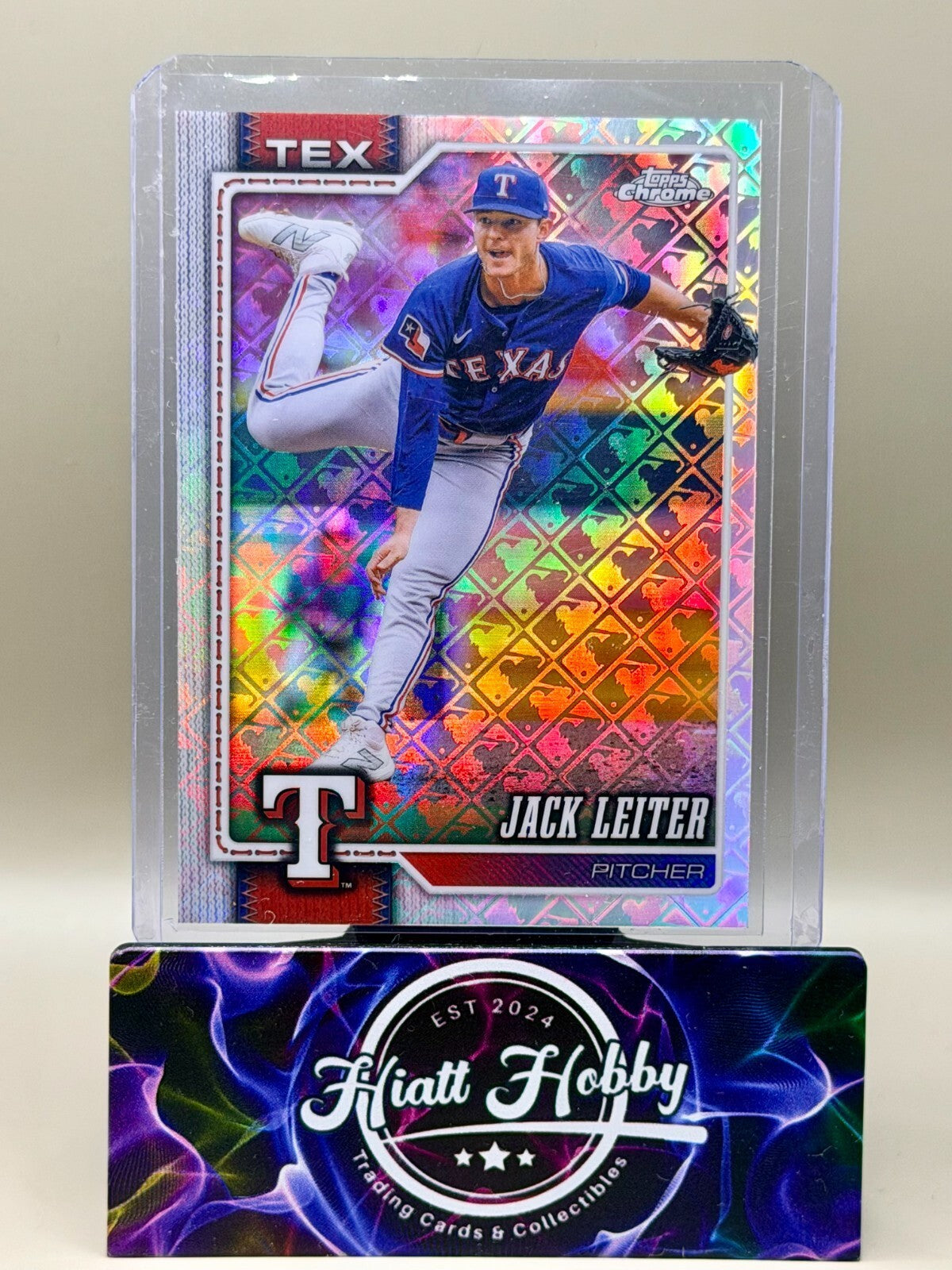 2026 Topps Chrome - #175 Jack Leiter - Logofractor