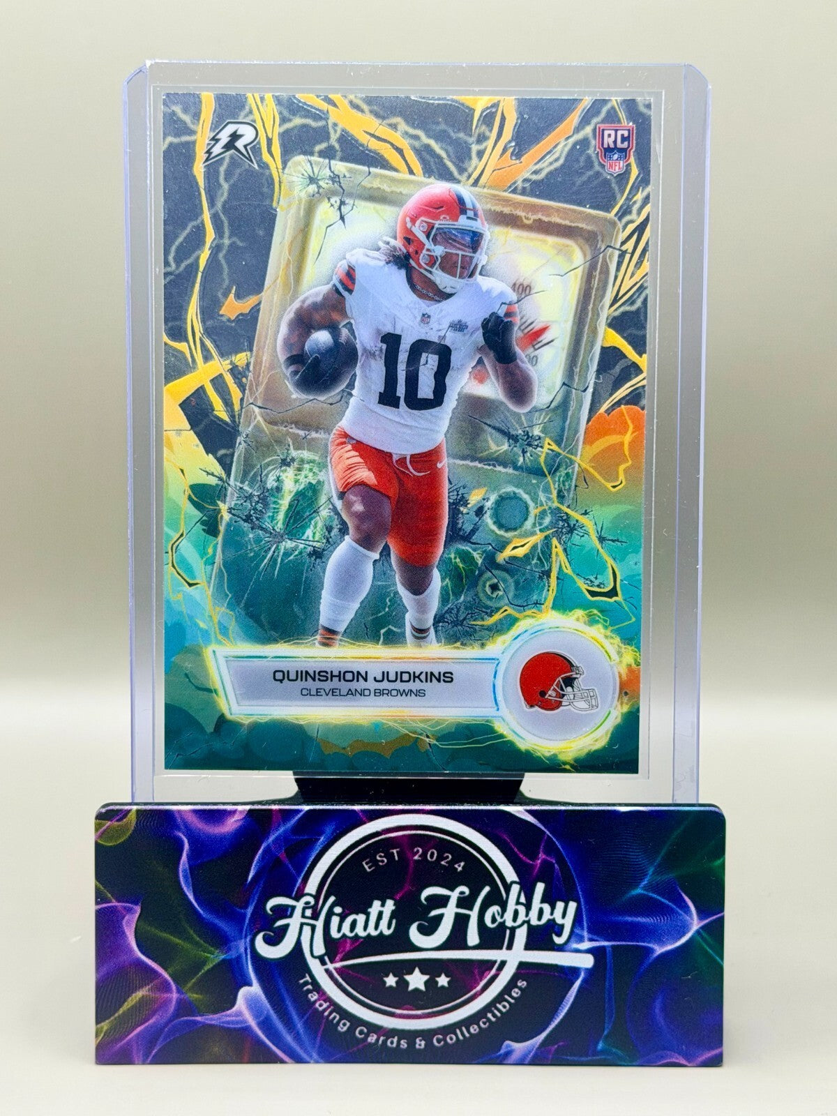 2025 Topps Resurgence - #VT-10 Quinshon Judkins - Voltaic (RC)