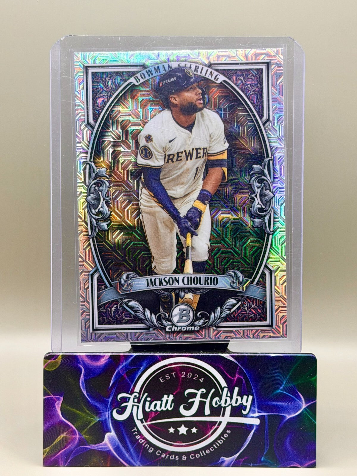 2026 Bowman Chrome Baseball - #BST-1 Jackson Chourio - Sterling Mojo
