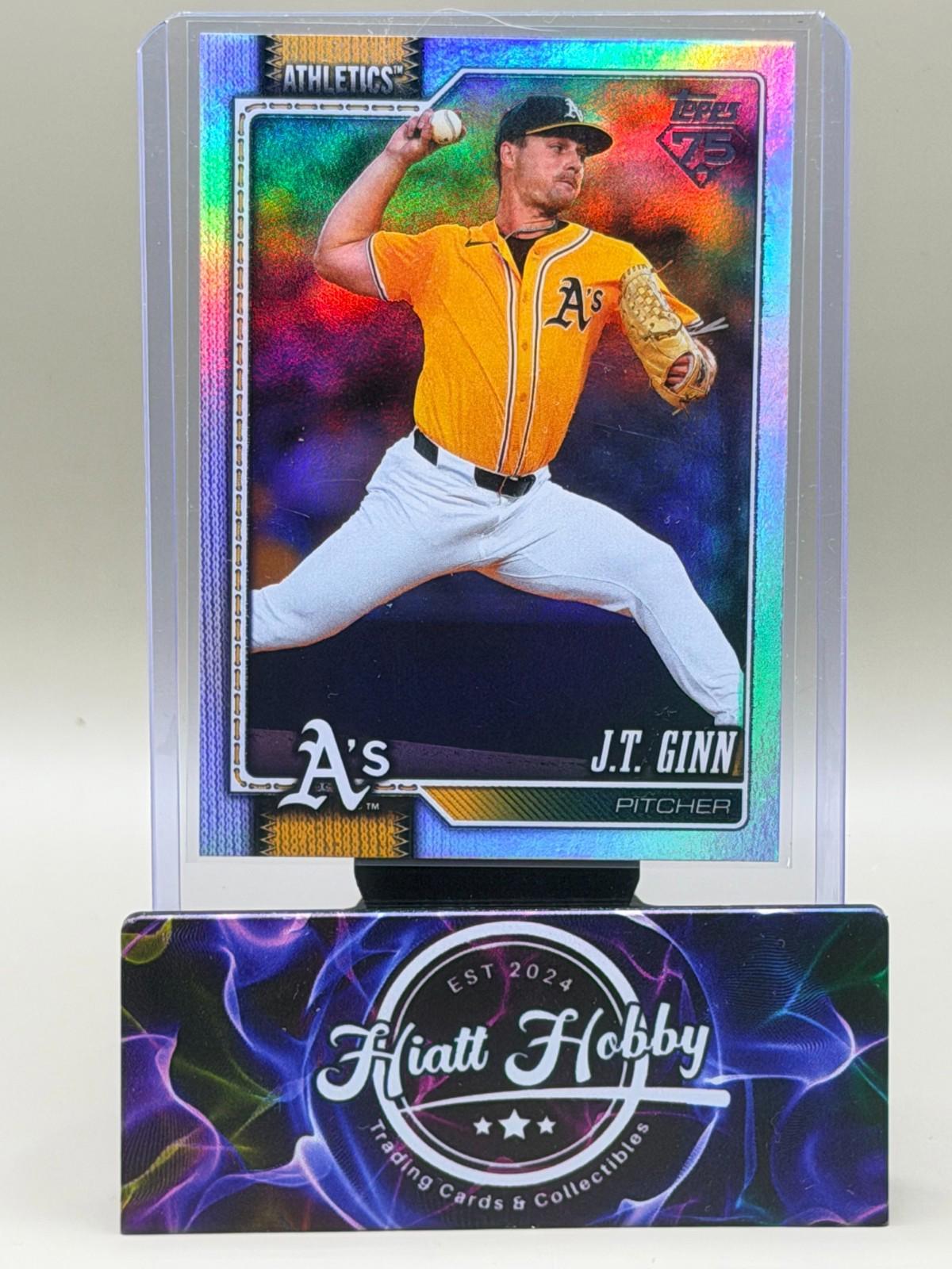 2026 Topps Series 1 #153 J.T. Ginn - Rainbow Foil