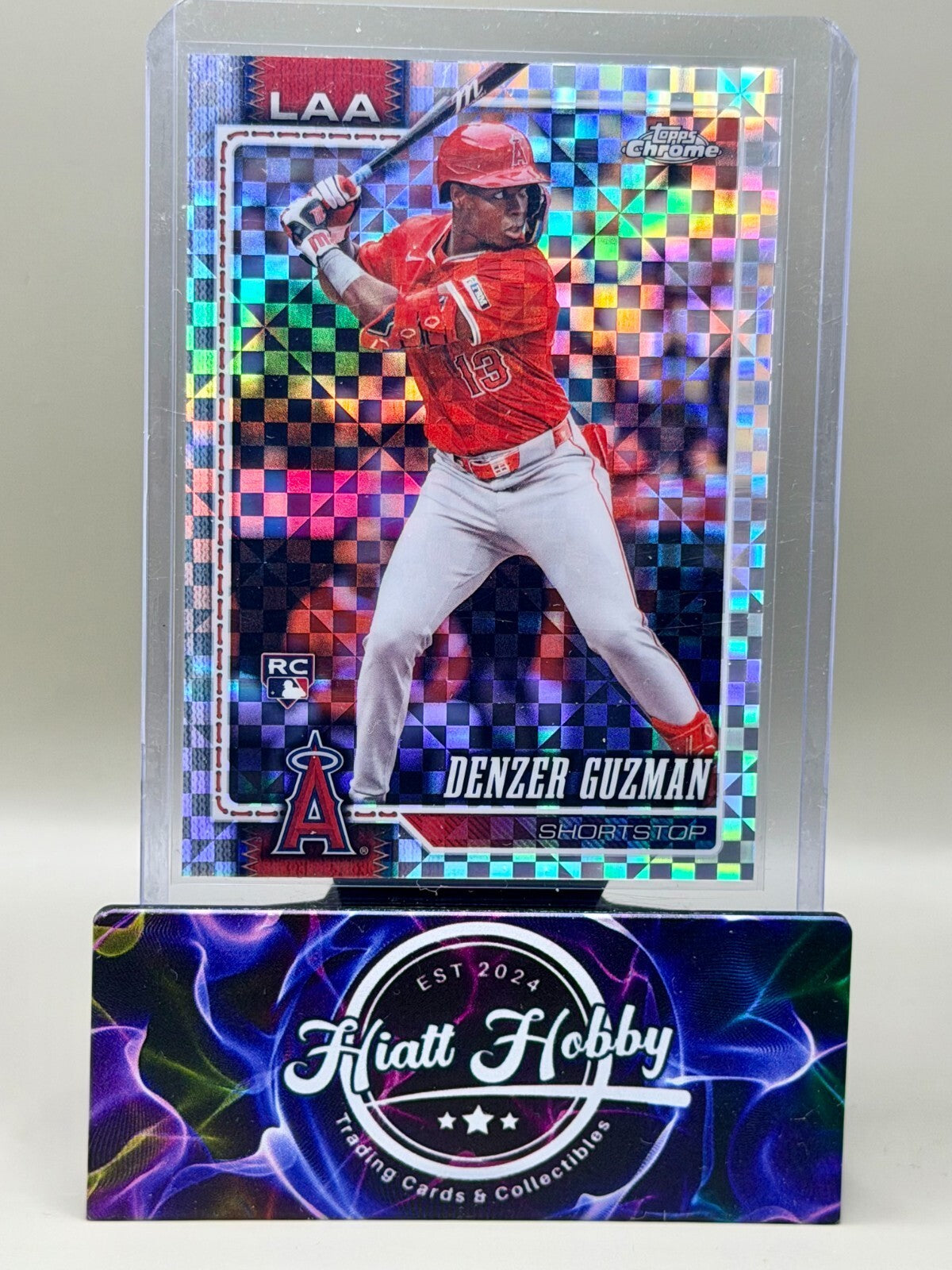 2026 Topps Chrome - #257 Denzer Guzman - X-Fractor (RC)