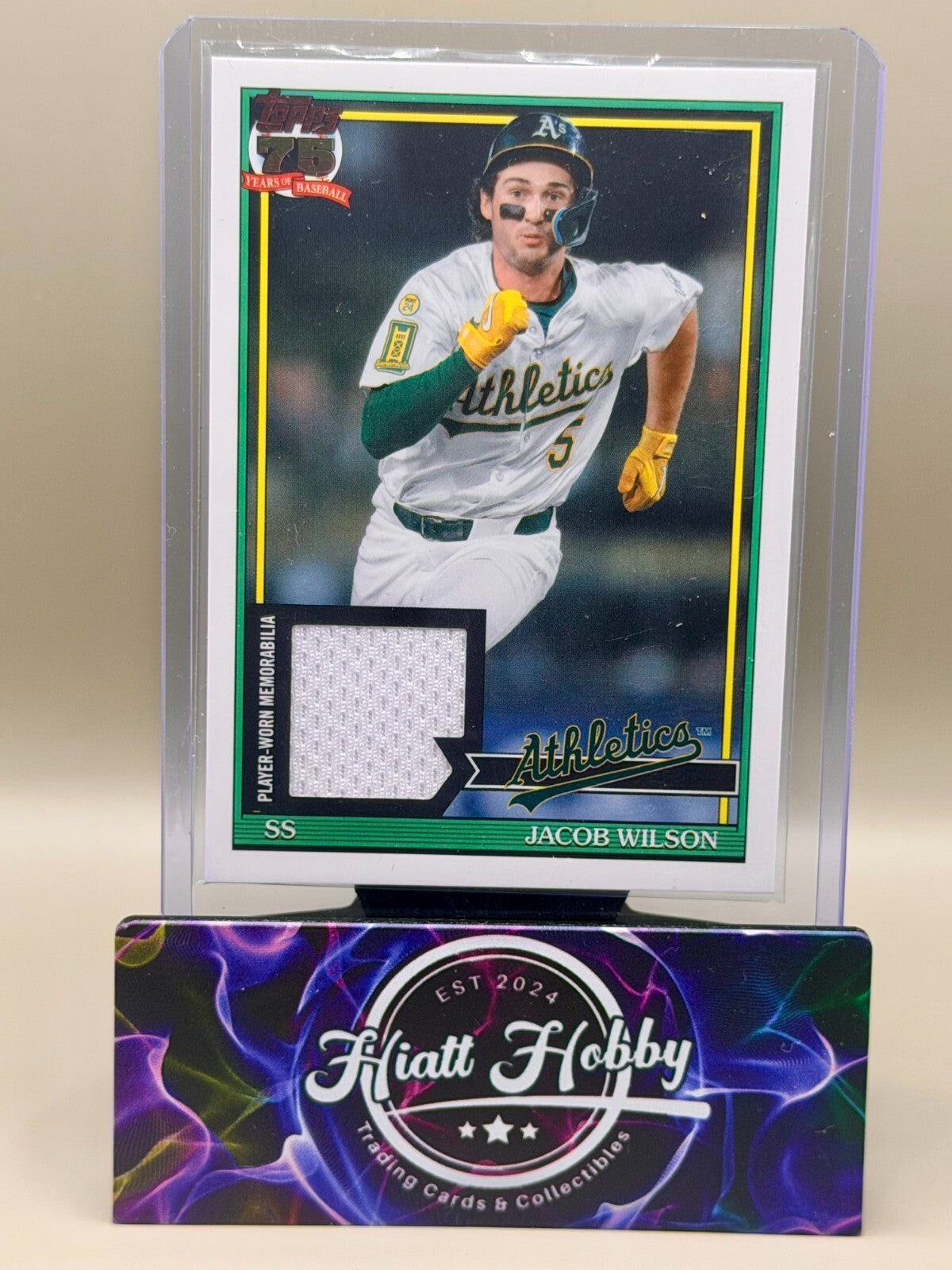 2026 Topps Series 2 - #91R2-JW Jacob Wilson - 35th Anniversary Relic