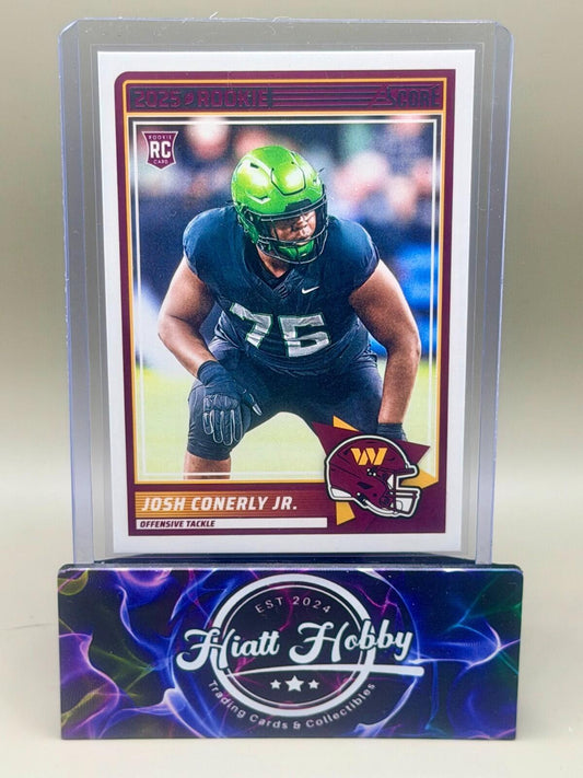 2025 Panini Score - #100 Josh Conerly Jr (RC)