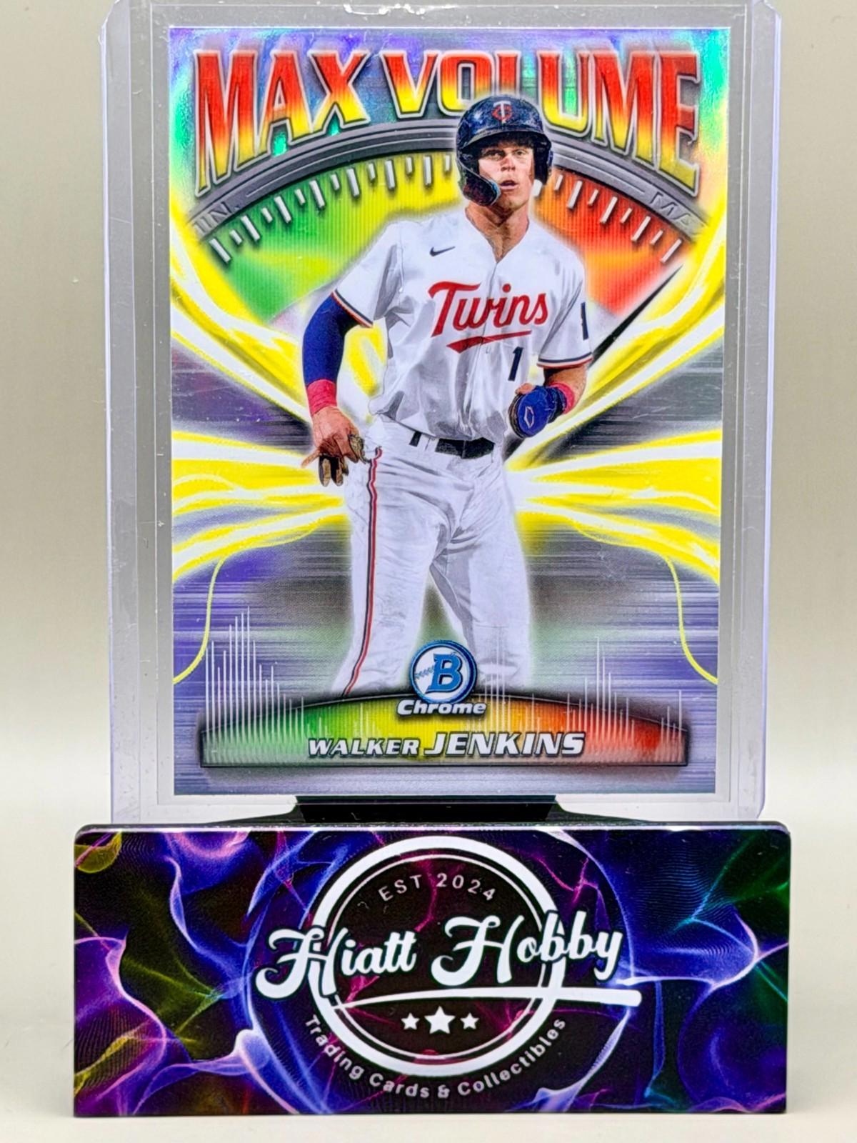 2025 Bowman Chrome - Walker Jenkins #MV-4 - Max Volume (RC)