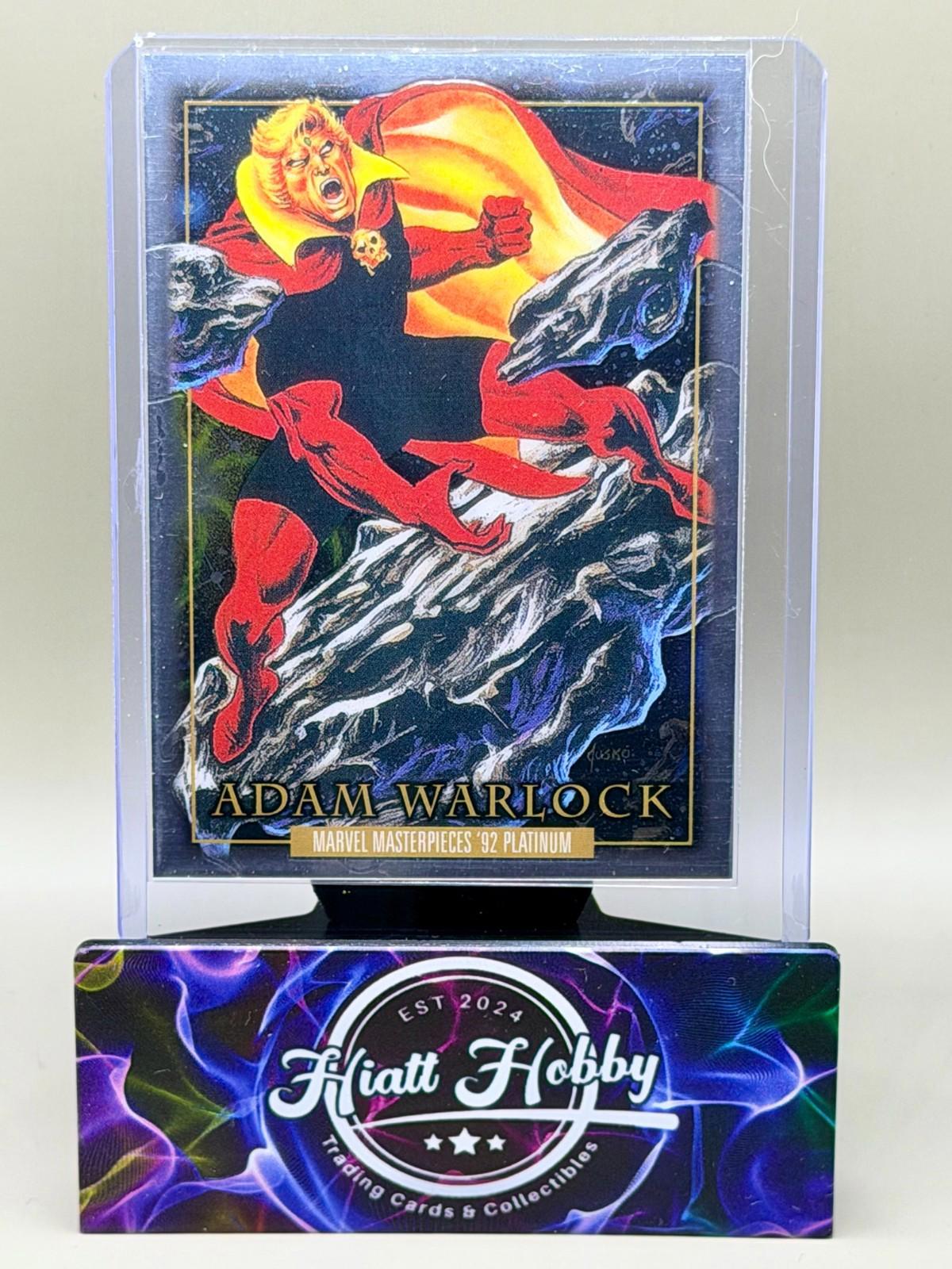 2024 Panini Skybox Marvel Masterpieces '92 Platinum - Adam Warlock #10