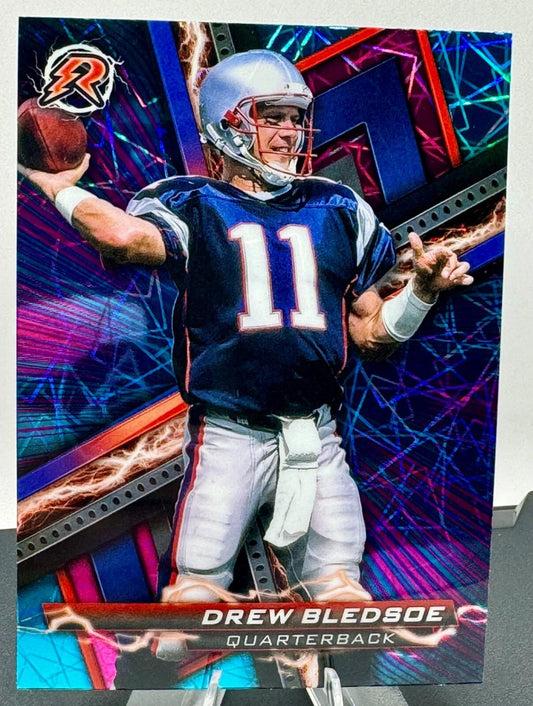 2023 Topps Composite - Blue/Pink Shock Refractor /175 - Drew Bledsoe #91