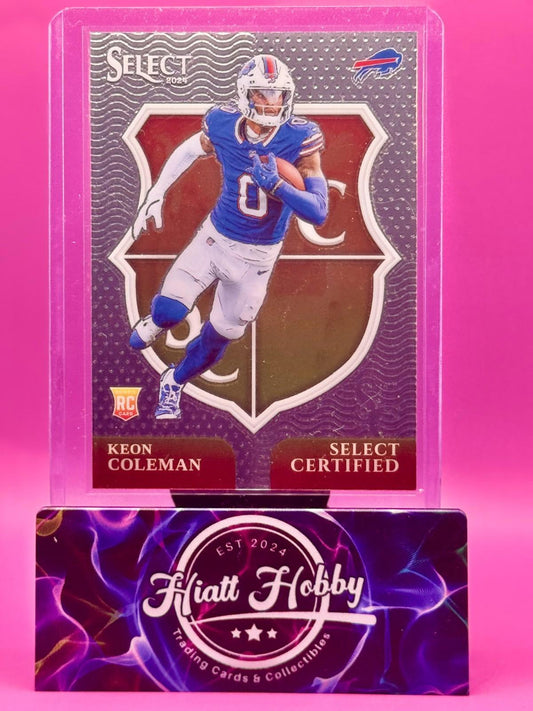 2024 Panini Select - Keon Coleman #13 - Select Certified (RC)