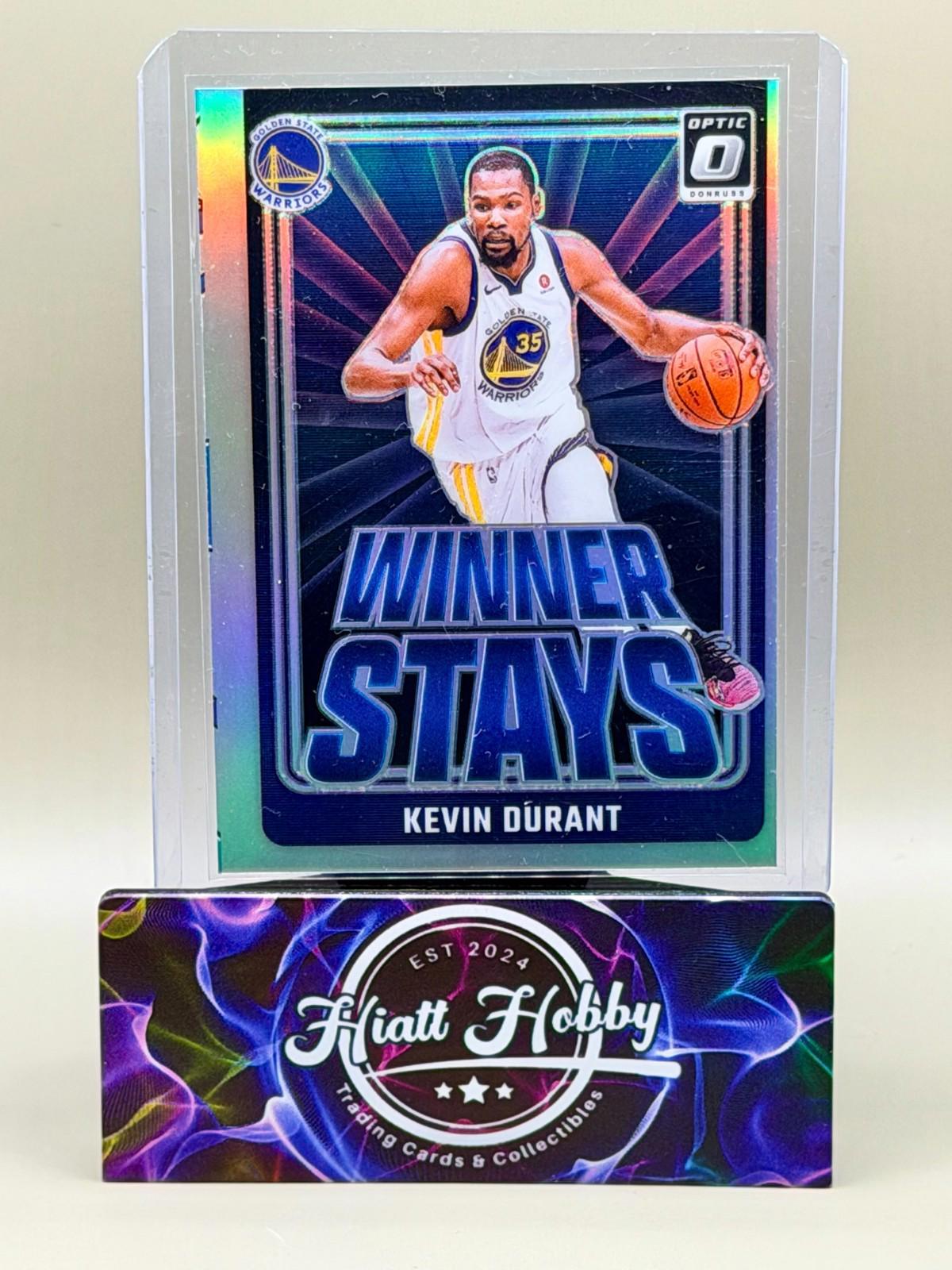 2024-25 Panini Donruss Optic - Kevin Durant #5 - Winner Stays - Silver Holo