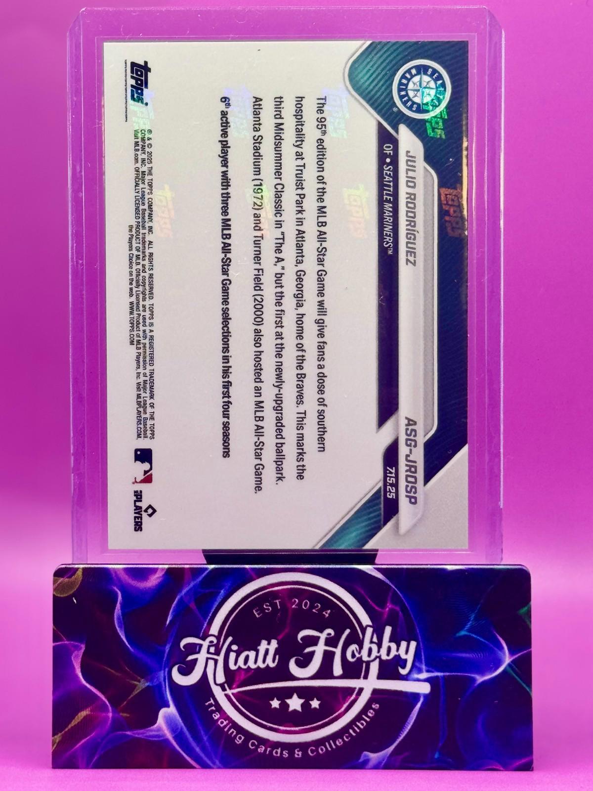 2025 Topps Now - Julio Rodriguez #ASG-JRDSP - All Star Game SP