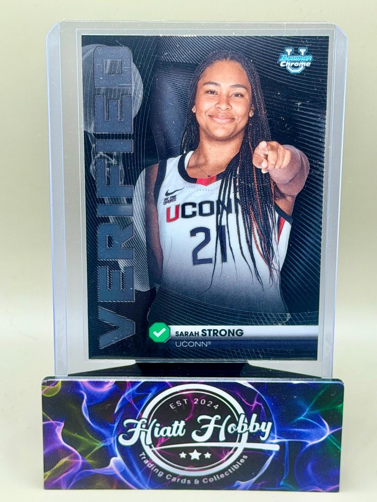 2025-26 Bowman Chrome Basketball - #BV-5 Sarah Strong - Bowman Verified
