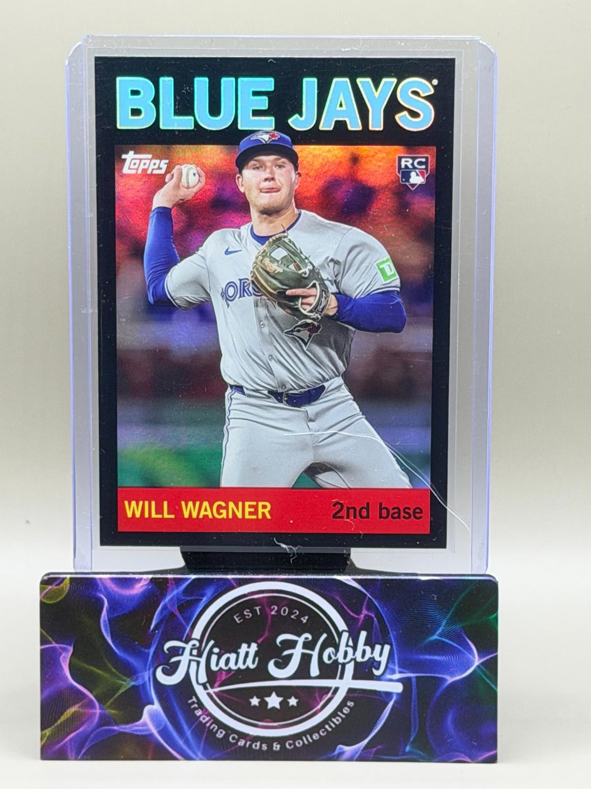 2025 Topps Archives - 1964 Topps Will Wagner #75 Black Foilboard (RC)