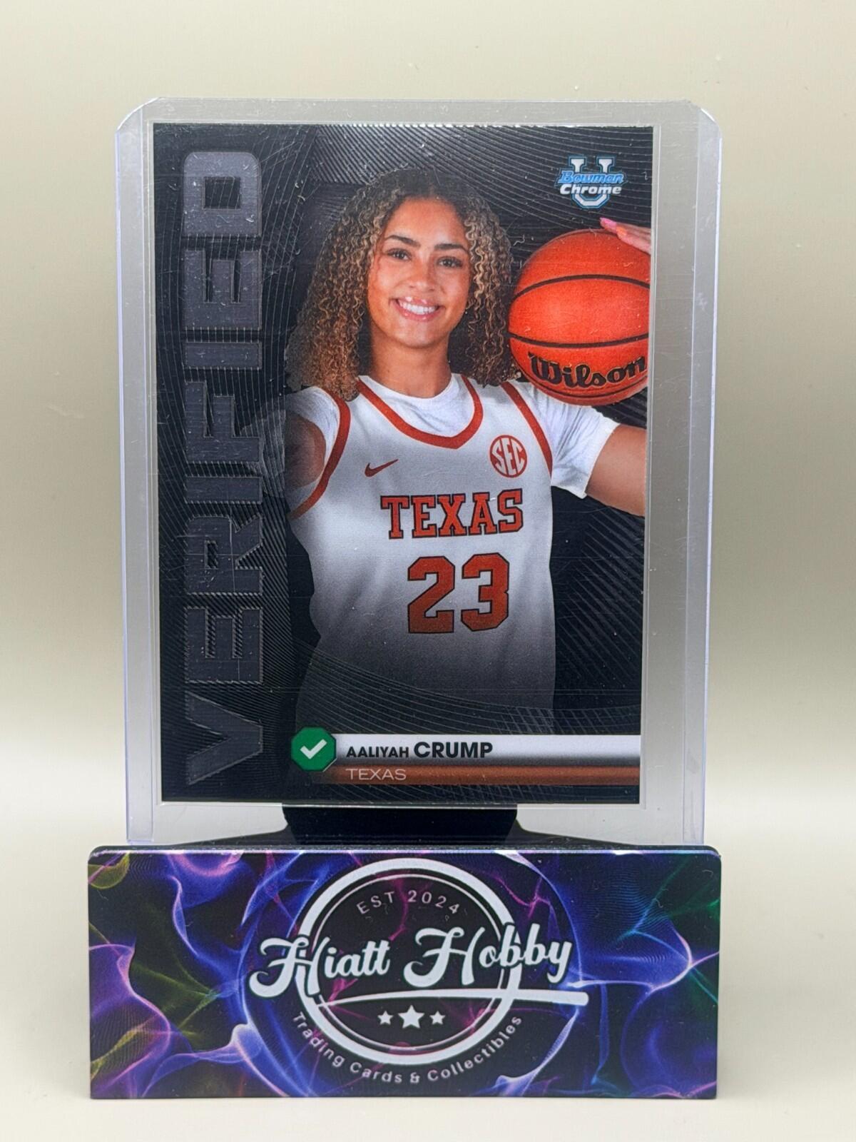 2025-26 Bowman Chrome Basketball - #BV-12 Aaliyah Crump - Bowman Verified