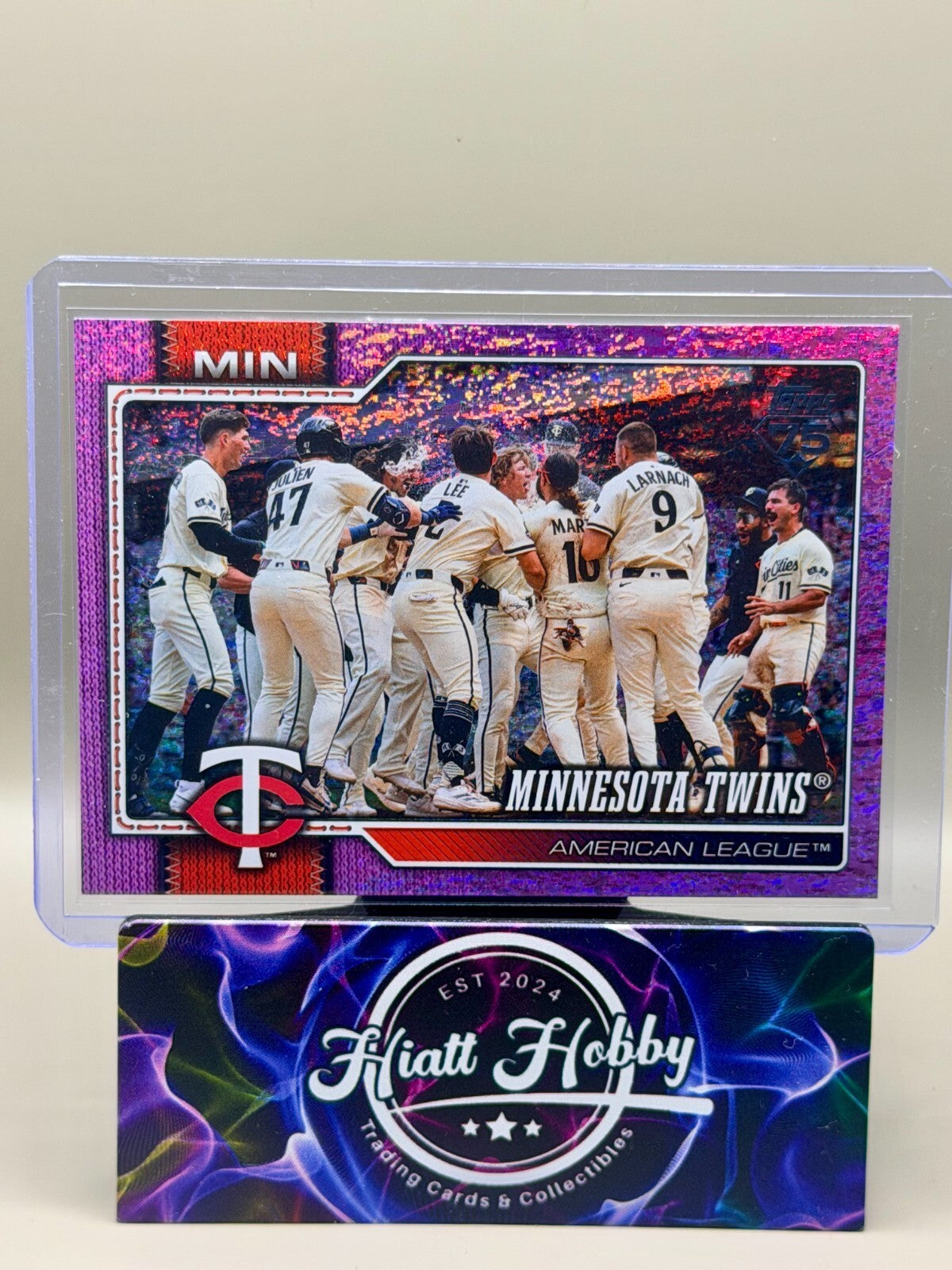 2026 Topps Series 2 - #491 Minnesota Twins - Pink Holofoil