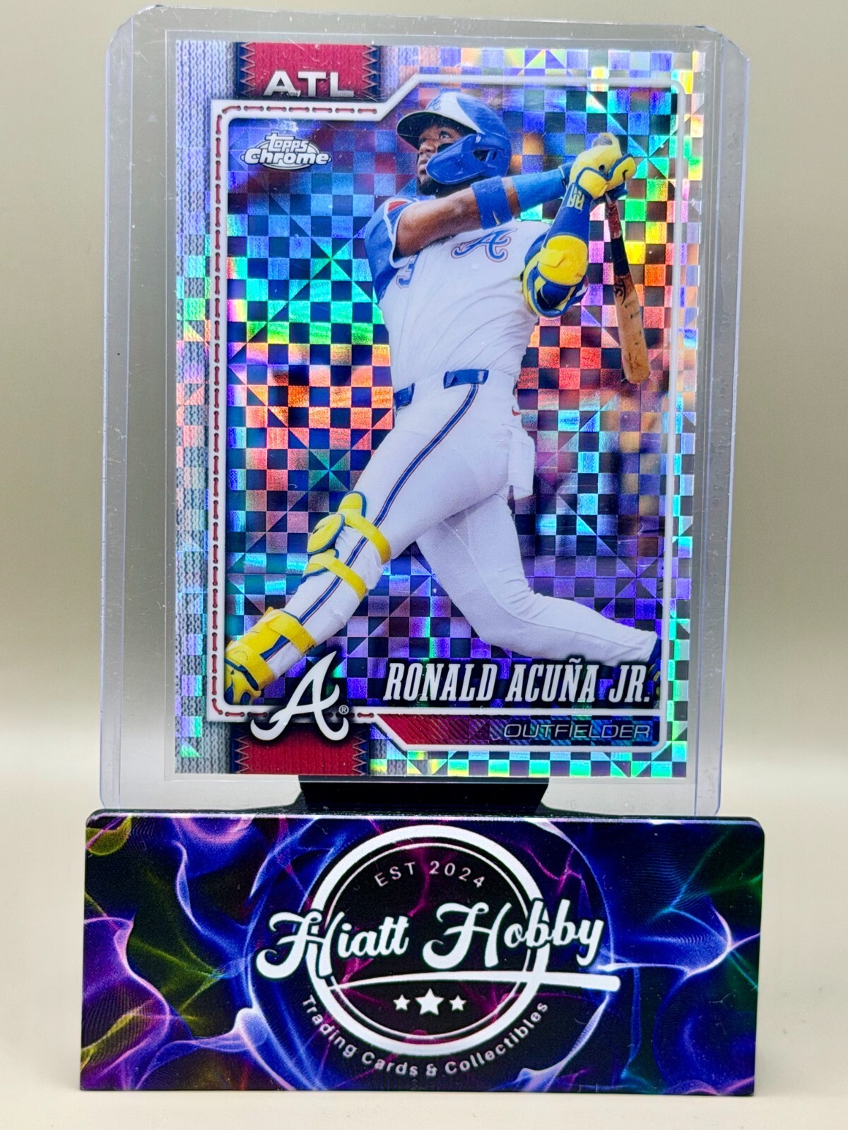 2026 Topps Chrome - #124 Ronald Acuna Jr - X-Fractor